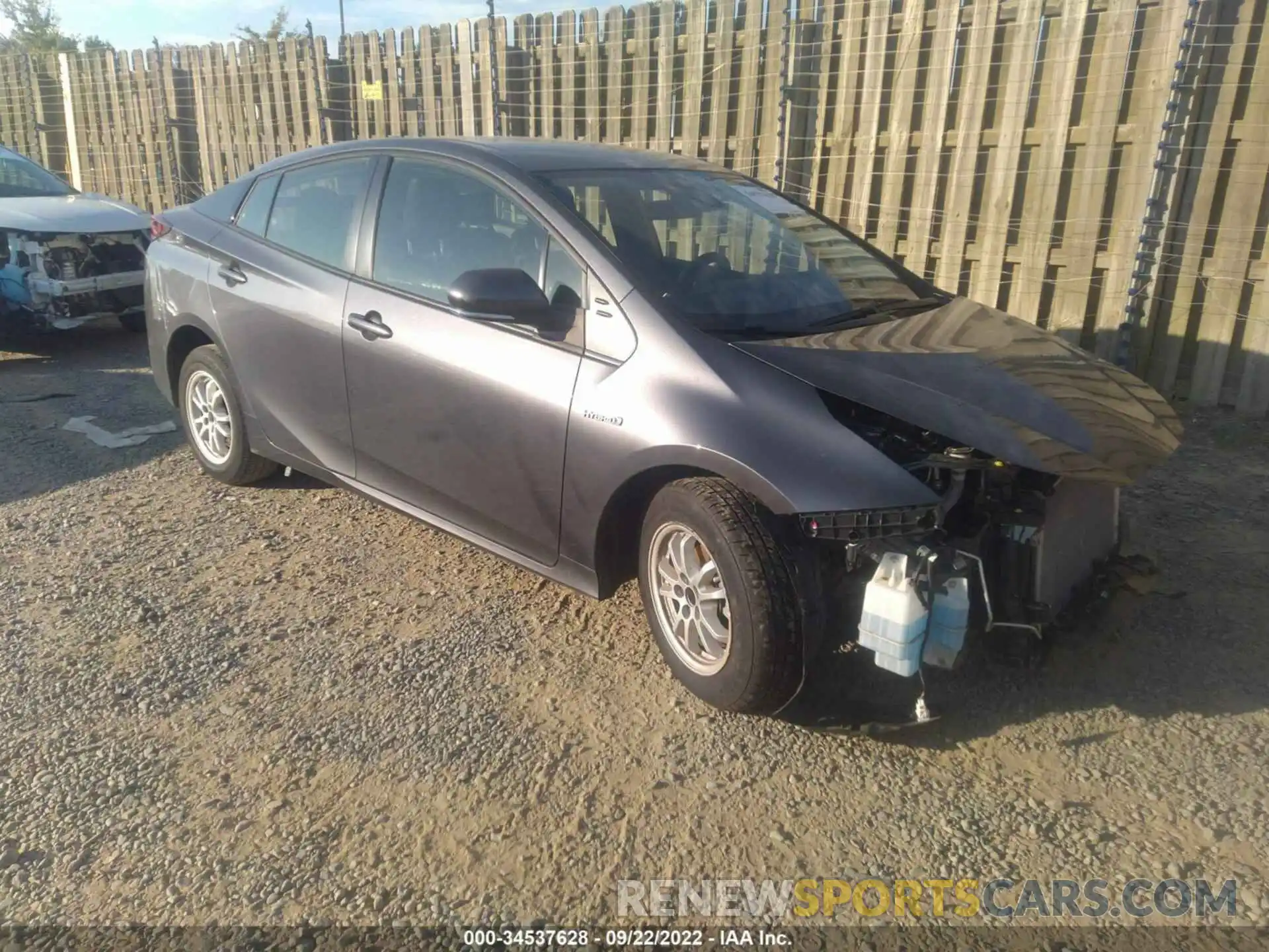 1 Photograph of a damaged car JTDKAMFU4M3146252 TOYOTA PRIUS 2021