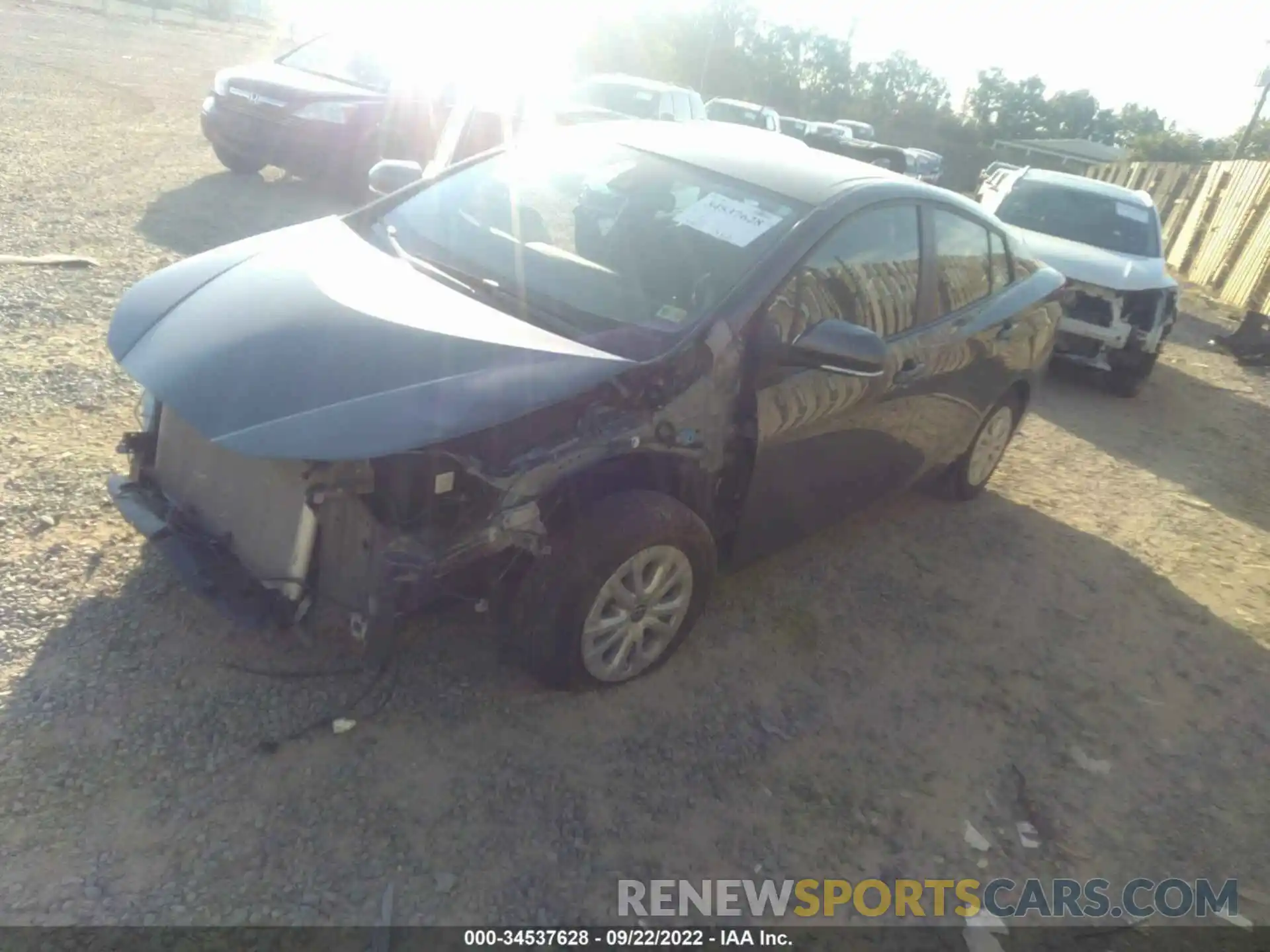 2 Photograph of a damaged car JTDKAMFU4M3146252 TOYOTA PRIUS 2021