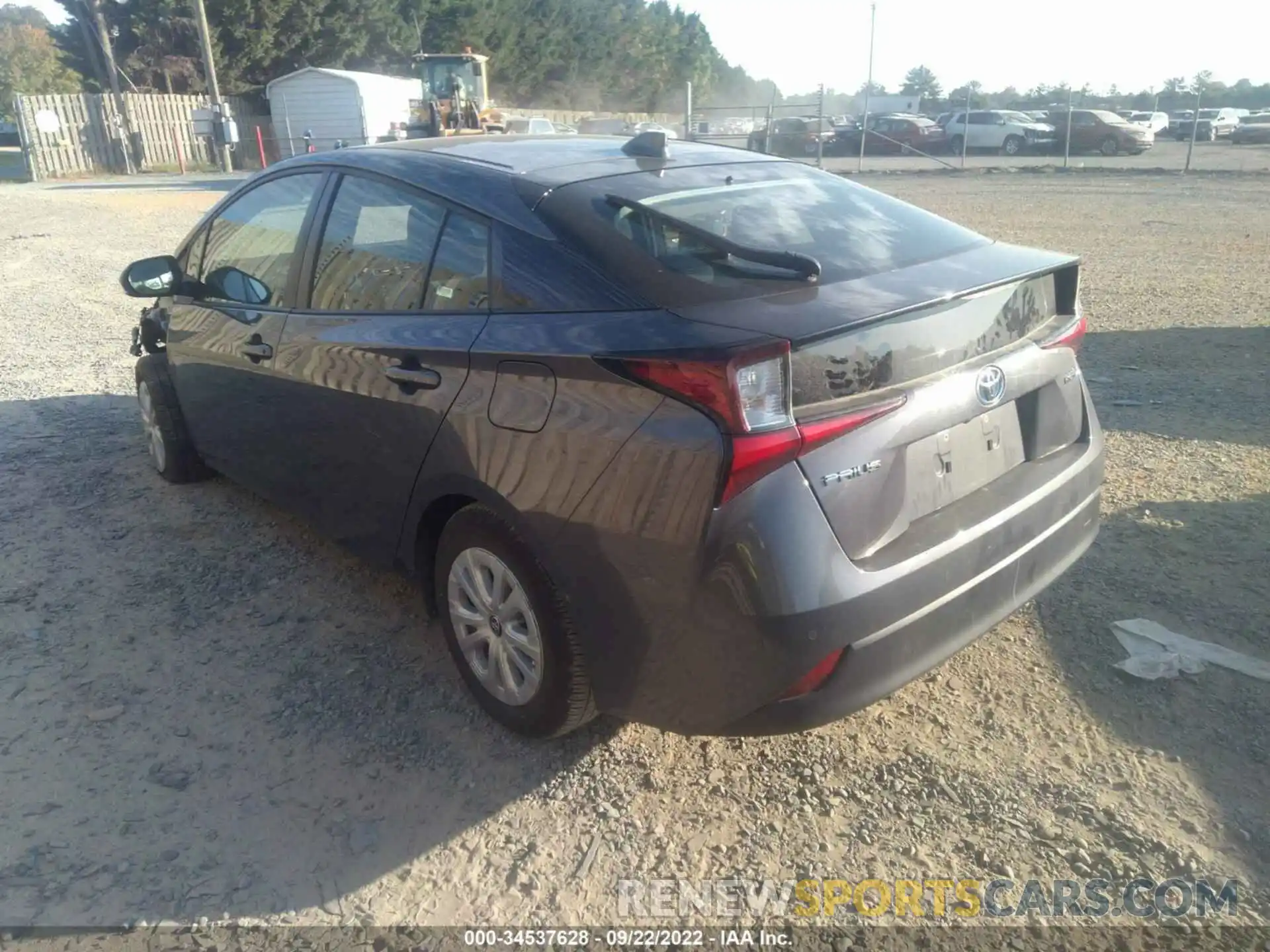 3 Photograph of a damaged car JTDKAMFU4M3146252 TOYOTA PRIUS 2021