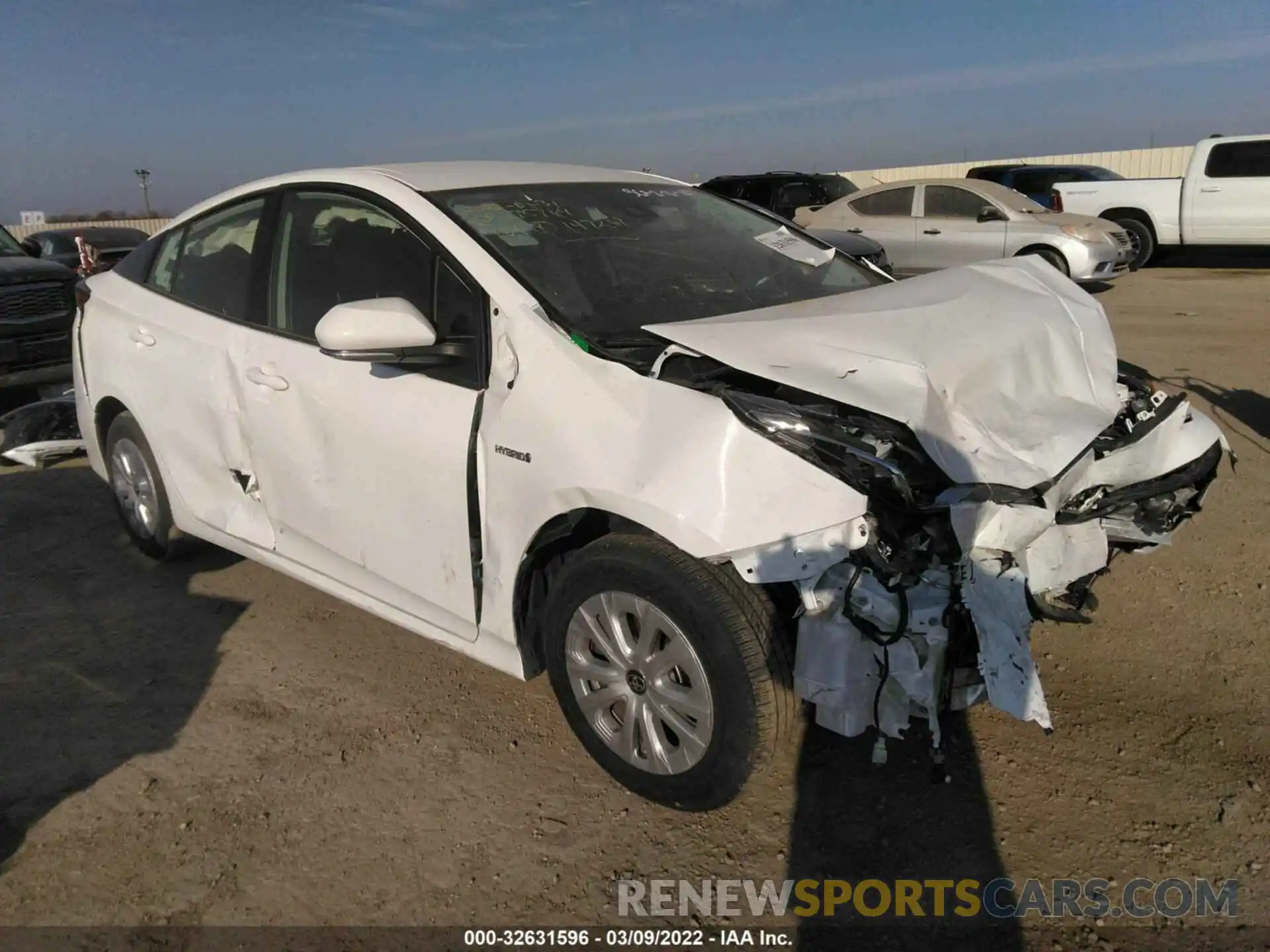 1 Photograph of a damaged car JTDKAMFU4M3147269 TOYOTA PRIUS 2021