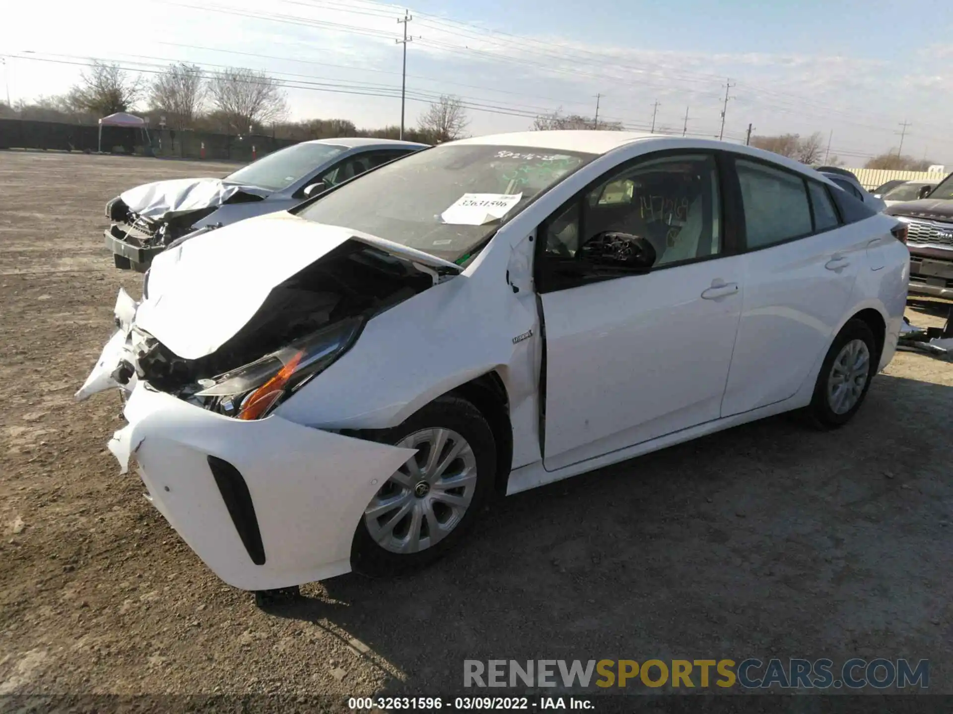 2 Photograph of a damaged car JTDKAMFU4M3147269 TOYOTA PRIUS 2021