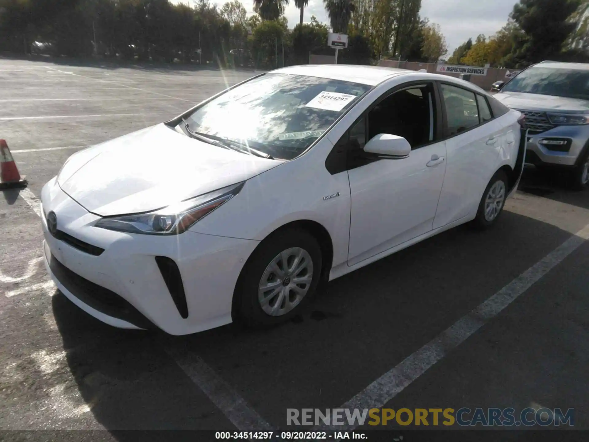 2 Photograph of a damaged car JTDKAMFU4M3148177 TOYOTA PRIUS 2021