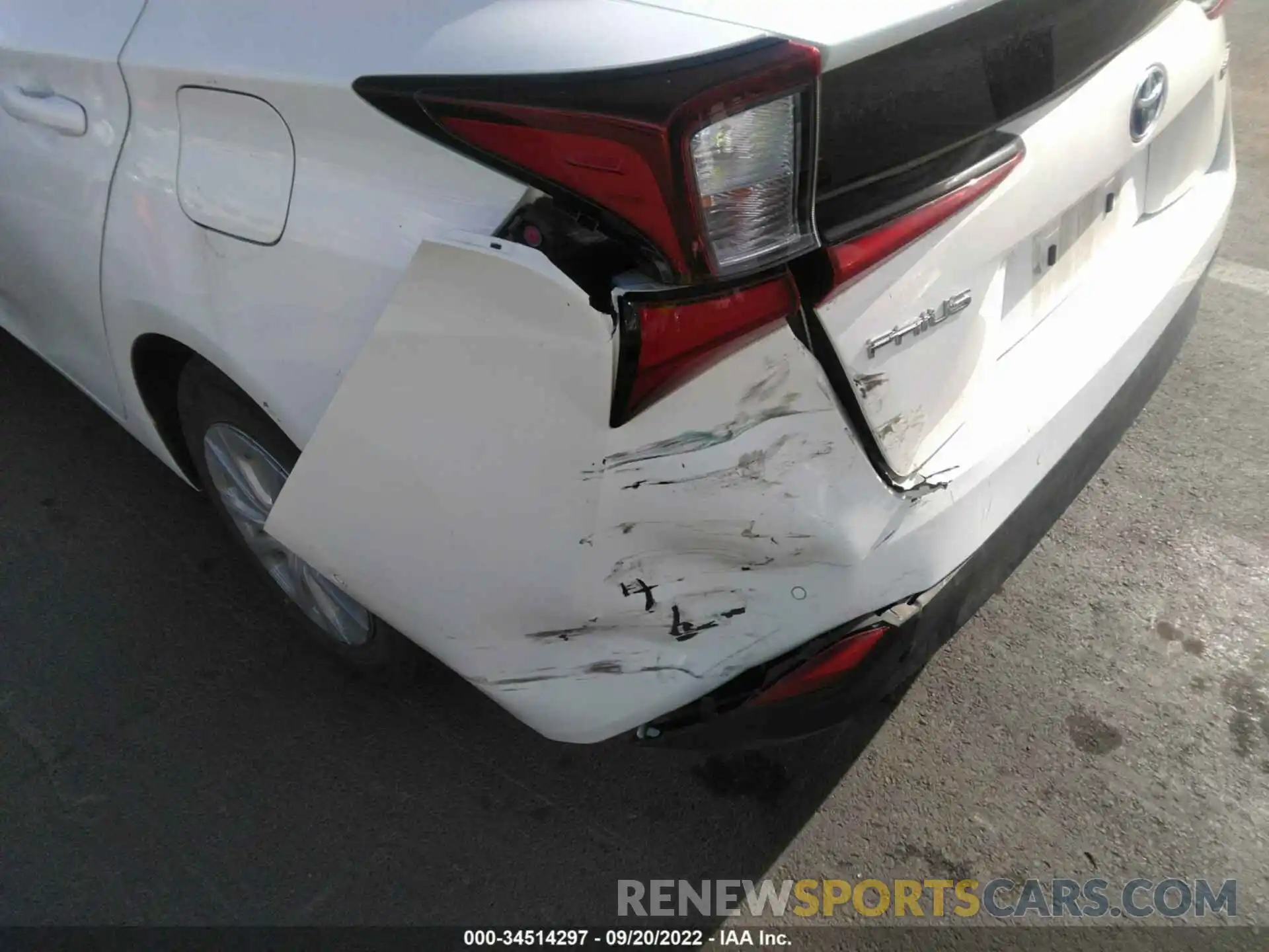 6 Photograph of a damaged car JTDKAMFU4M3148177 TOYOTA PRIUS 2021