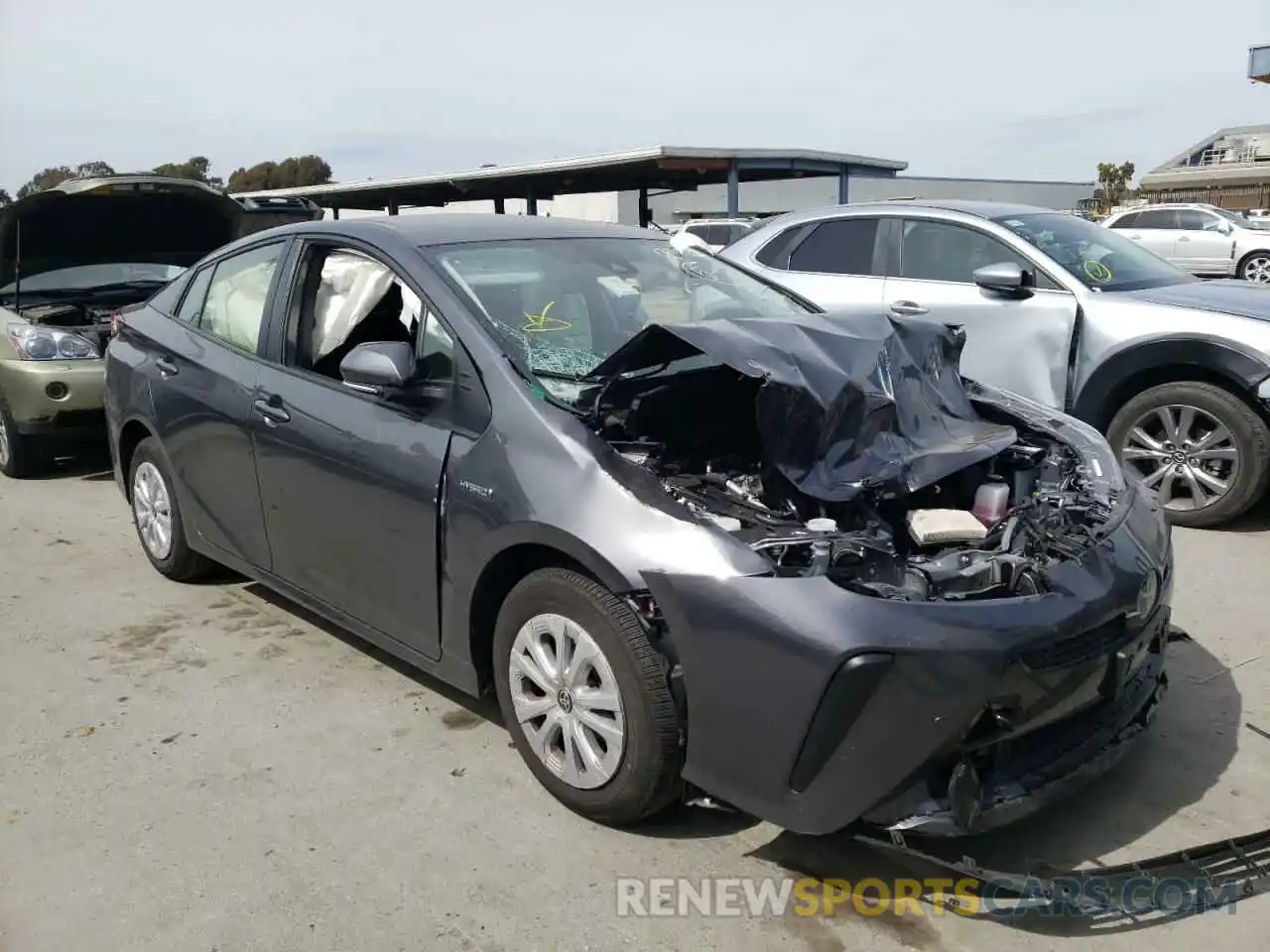 1 Photograph of a damaged car JTDKAMFU4M3149457 TOYOTA PRIUS 2021