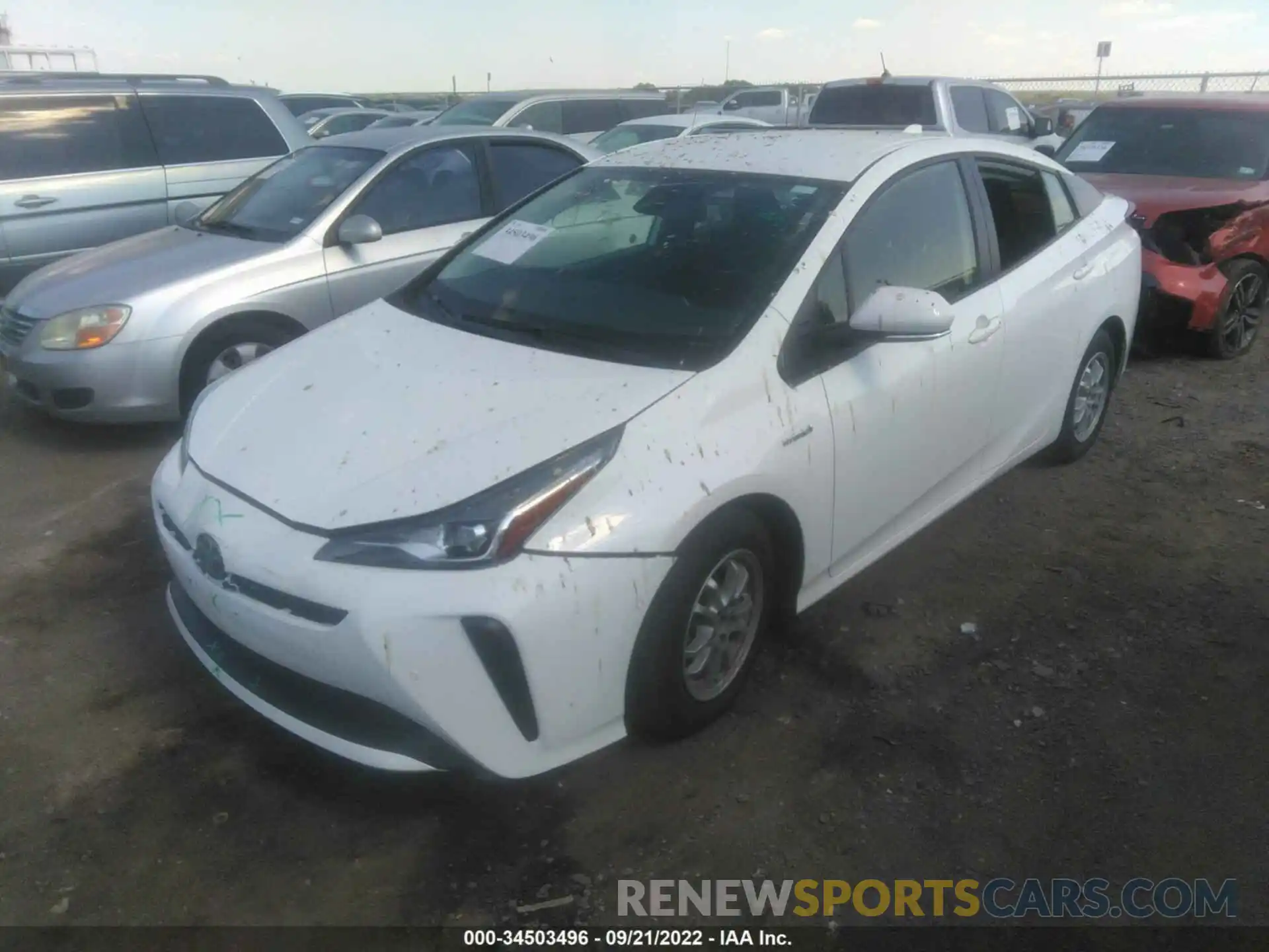 2 Photograph of a damaged car JTDKAMFU4M3149779 TOYOTA PRIUS 2021