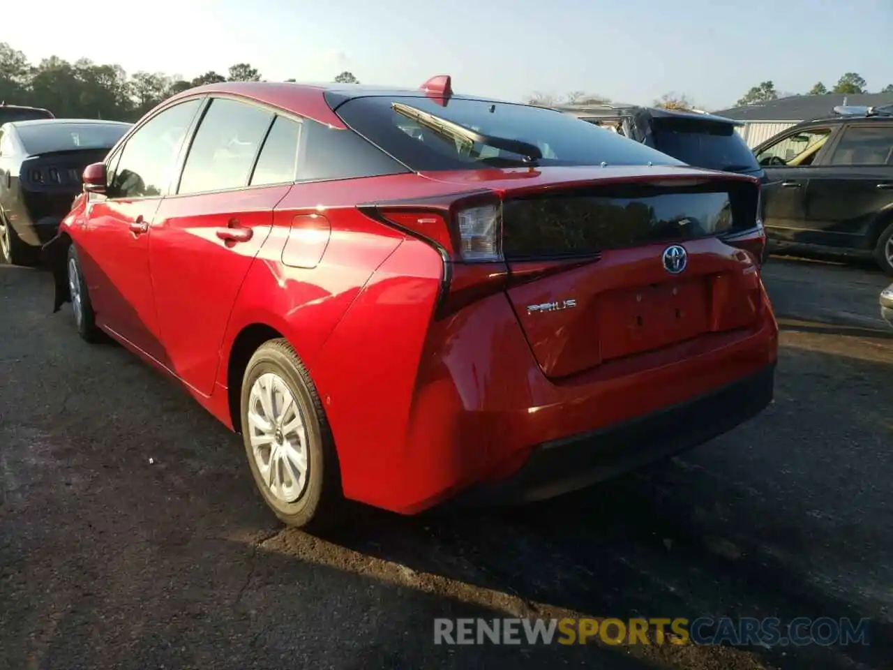 3 Photograph of a damaged car JTDKAMFU4M3150222 TOYOTA PRIUS 2021