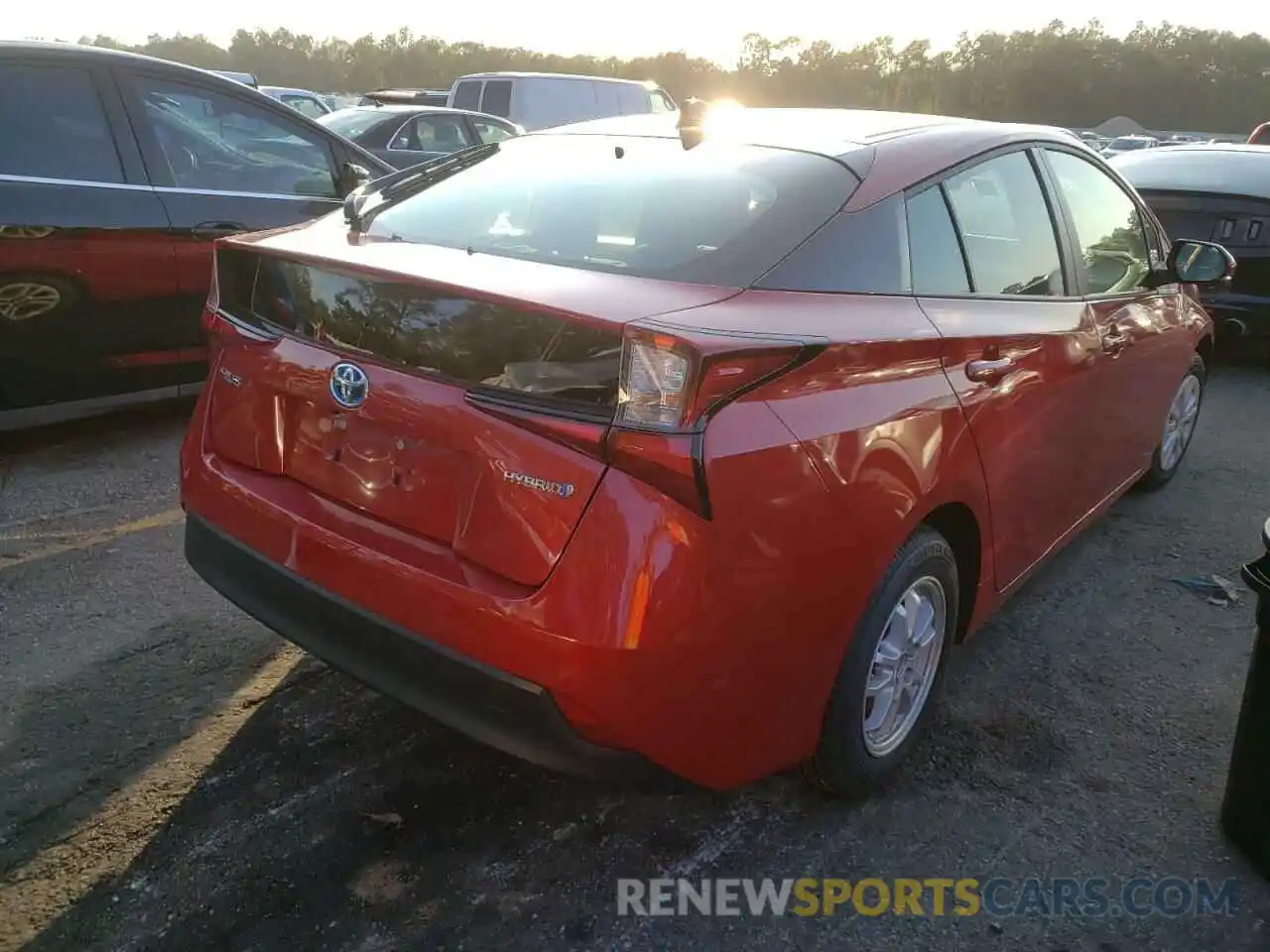 4 Photograph of a damaged car JTDKAMFU4M3150222 TOYOTA PRIUS 2021