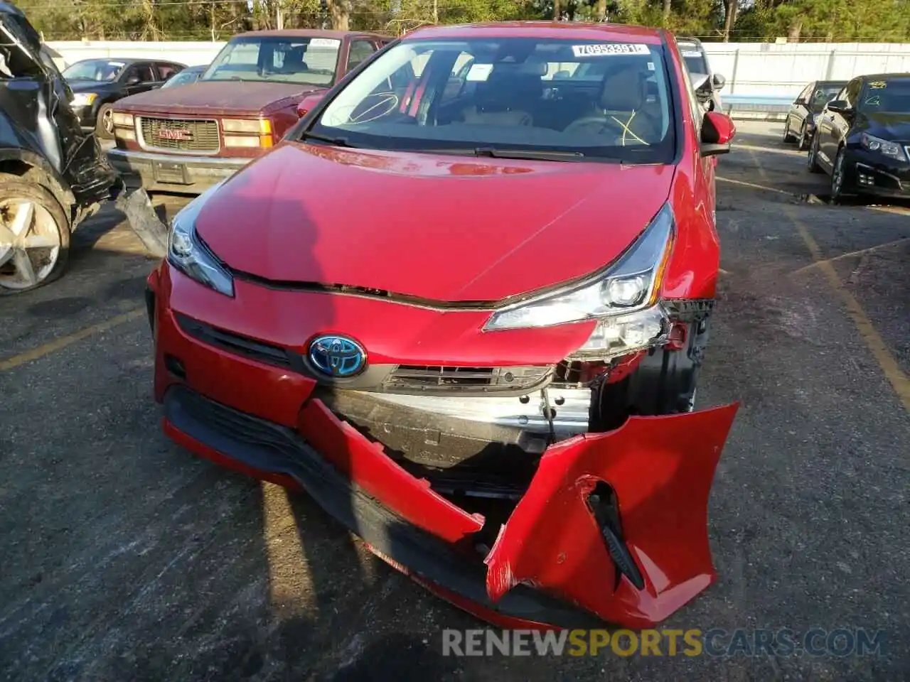 9 Photograph of a damaged car JTDKAMFU4M3150222 TOYOTA PRIUS 2021