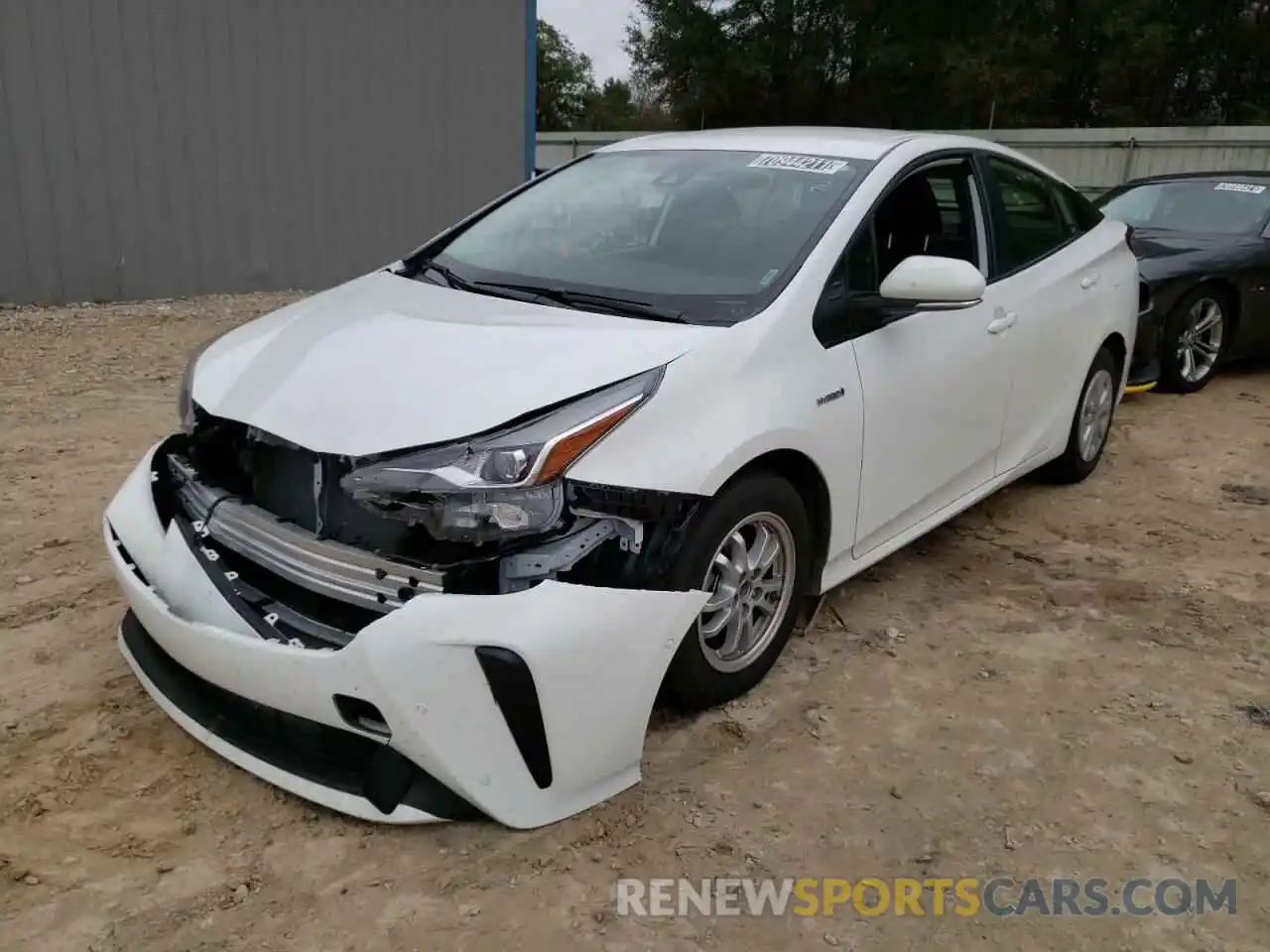 2 Photograph of a damaged car JTDKAMFU4M3150432 TOYOTA PRIUS 2021