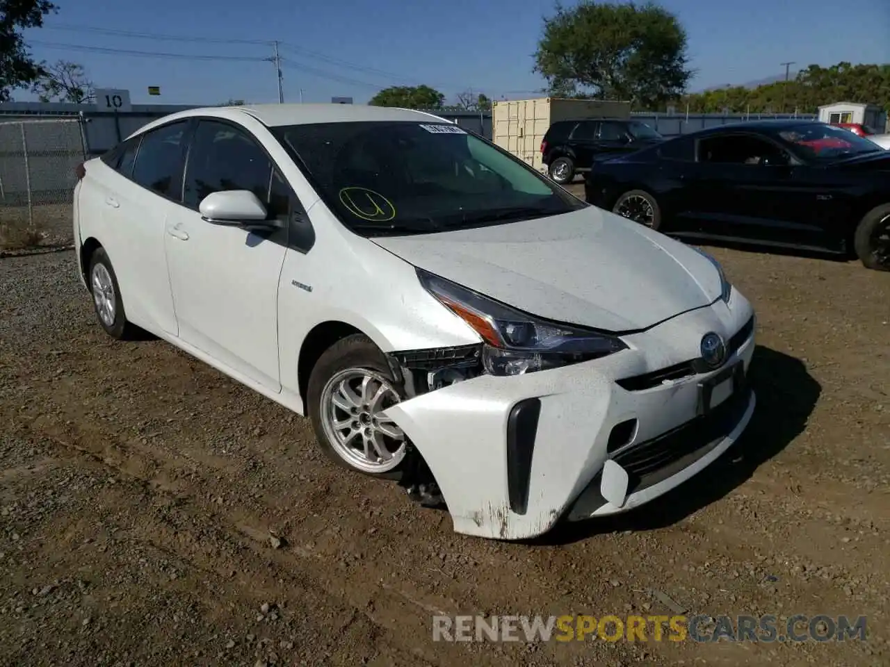 1 Photograph of a damaged car JTDKAMFU4M3152780 TOYOTA PRIUS 2021