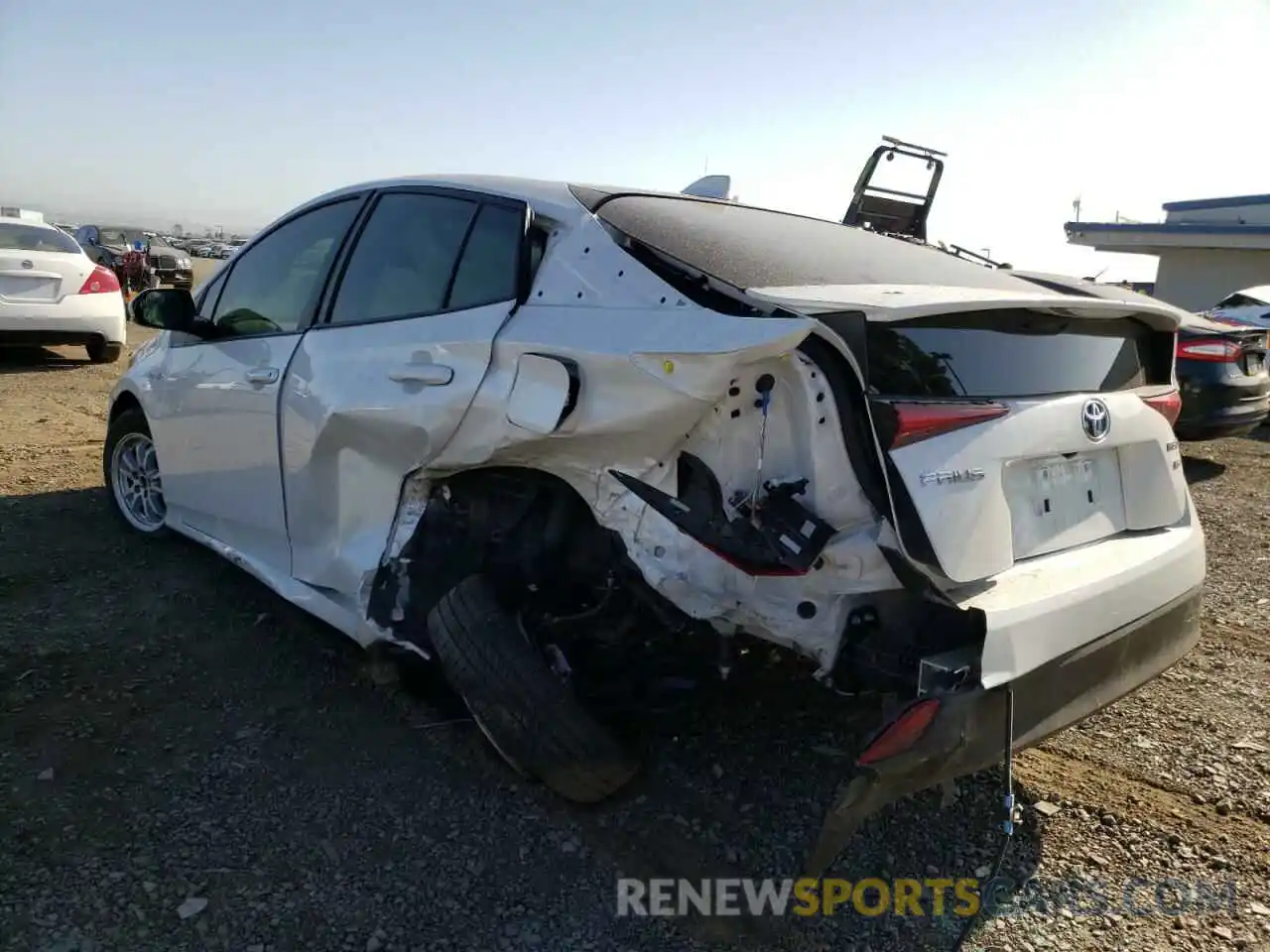 3 Photograph of a damaged car JTDKAMFU4M3152780 TOYOTA PRIUS 2021