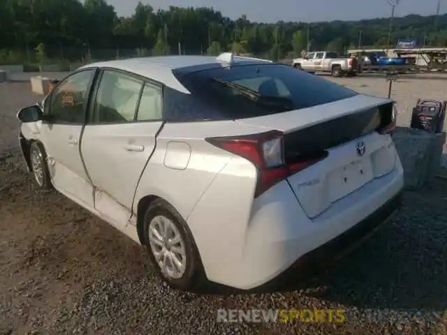 3 Photograph of a damaged car JTDKAMFU5M3127354 TOYOTA PRIUS 2021