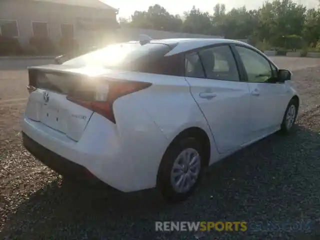 4 Photograph of a damaged car JTDKAMFU5M3127354 TOYOTA PRIUS 2021