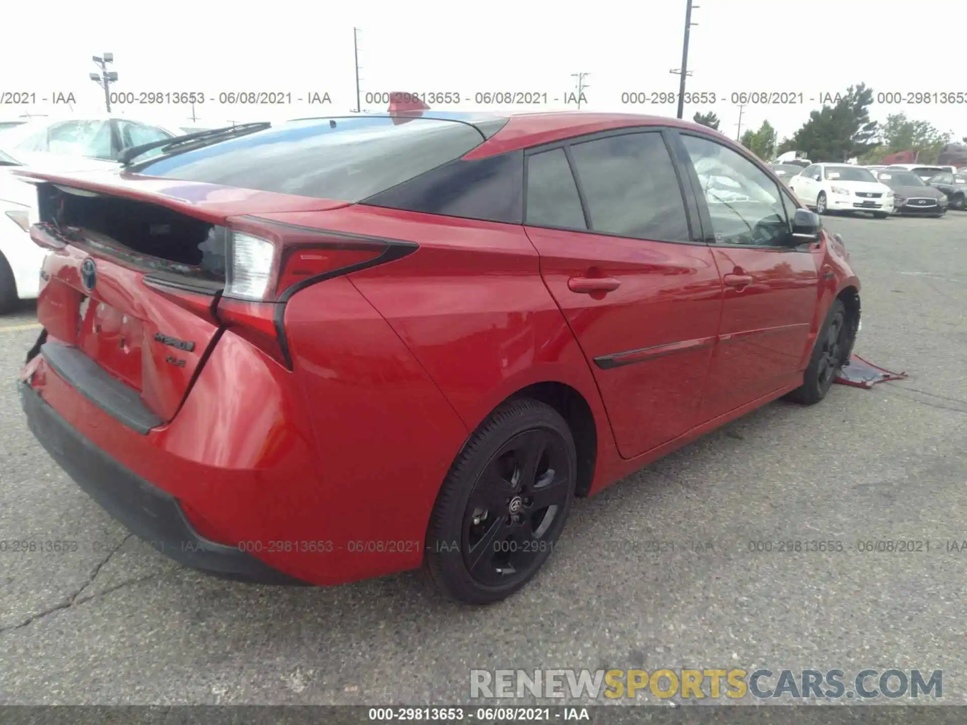 4 Photograph of a damaged car JTDKAMFU5M3128374 TOYOTA PRIUS 2021