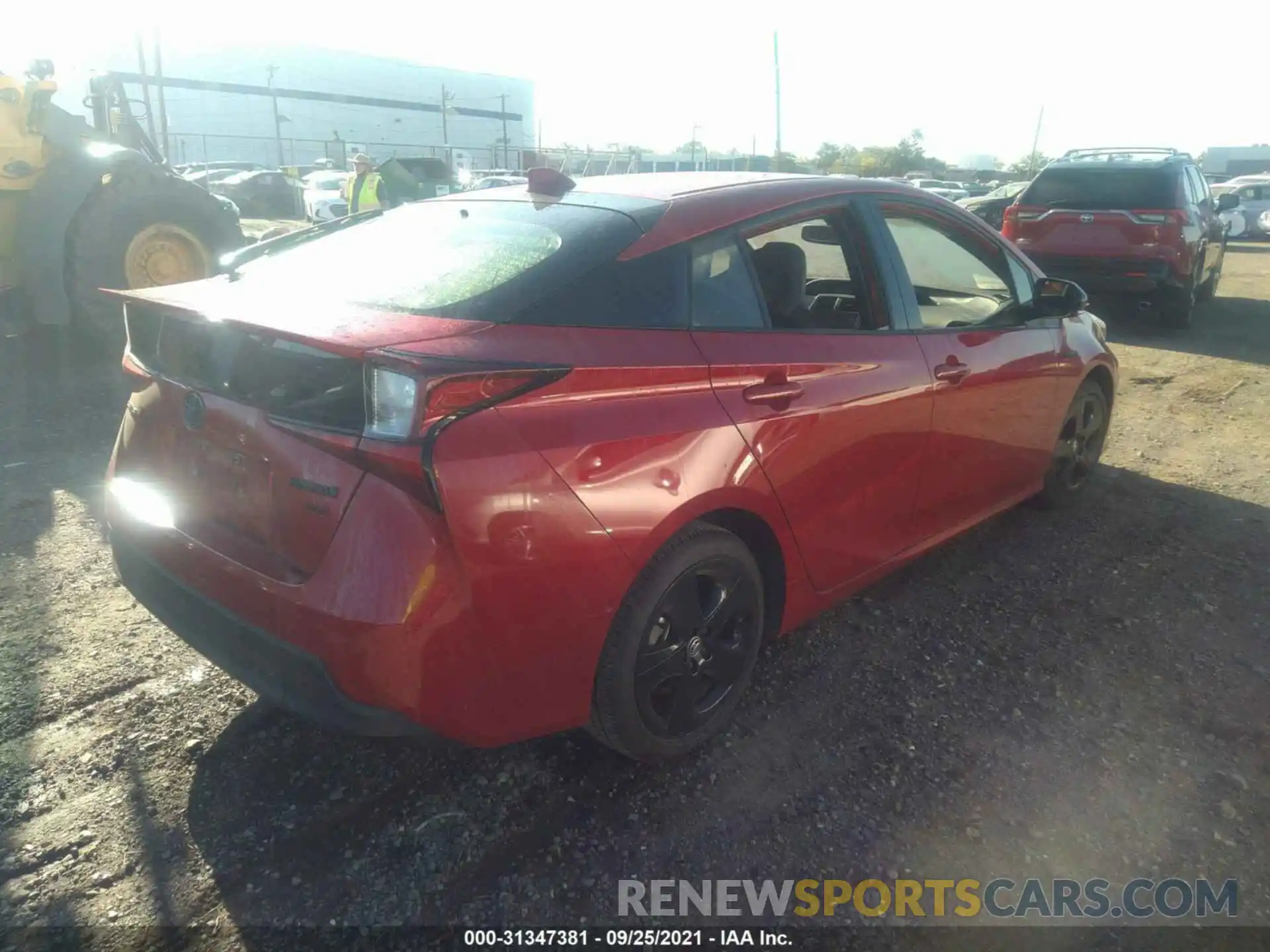 4 Photograph of a damaged car JTDKAMFU5M3128567 TOYOTA PRIUS 2021