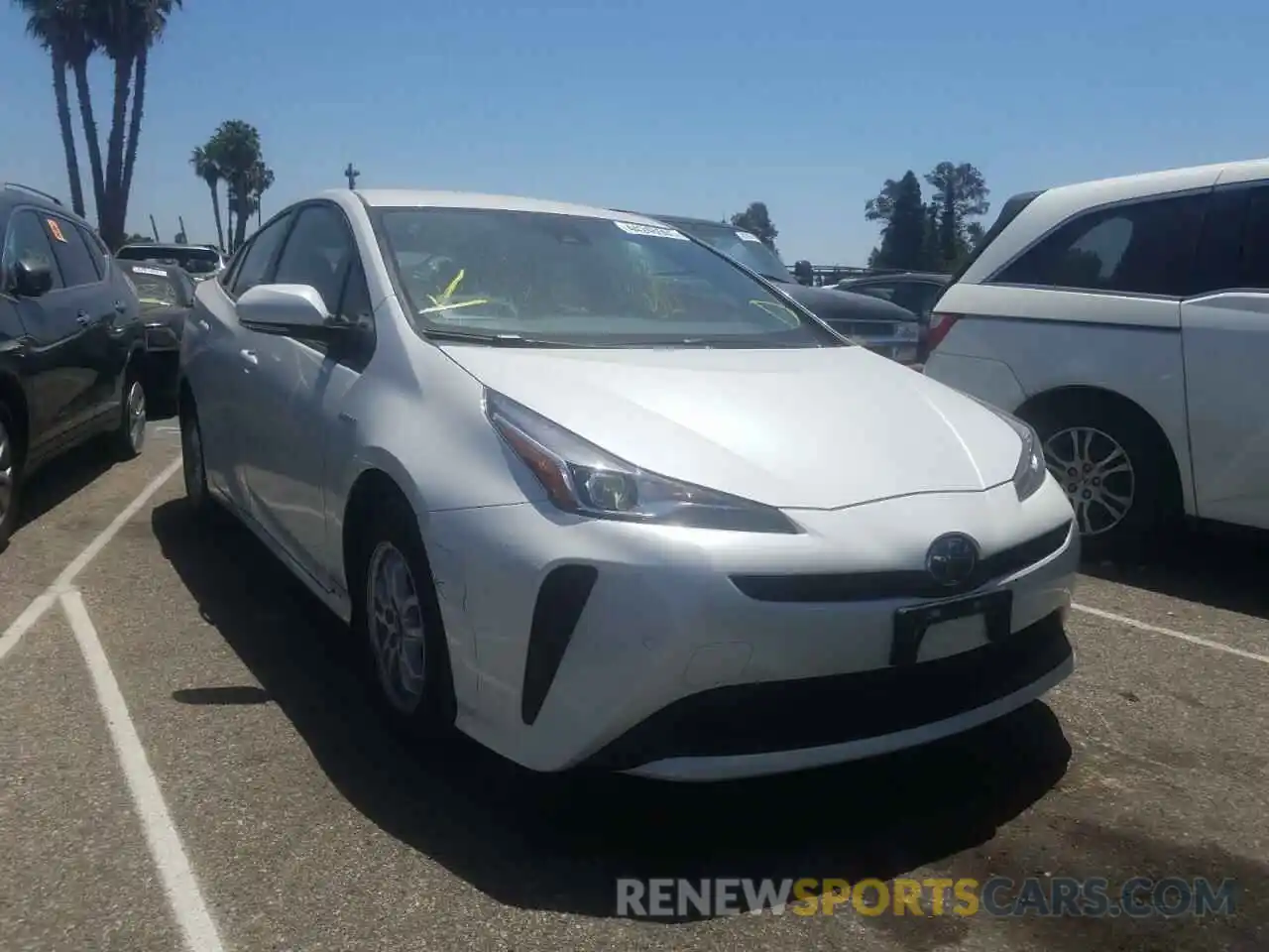 1 Photograph of a damaged car JTDKAMFU5M3131677 TOYOTA PRIUS 2021