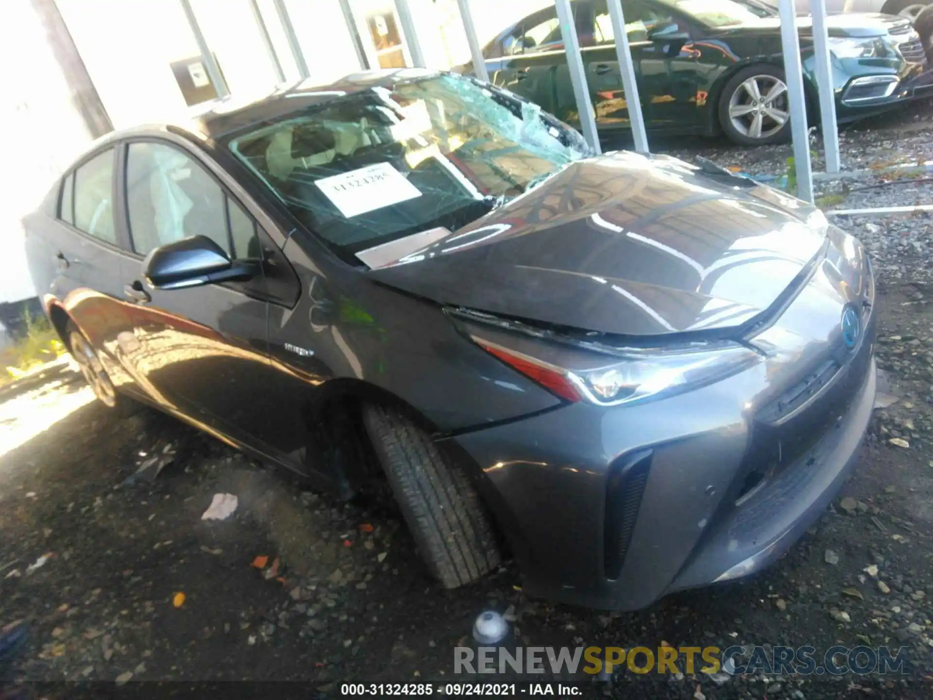 1 Photograph of a damaged car JTDKAMFU5M3131940 TOYOTA PRIUS 2021