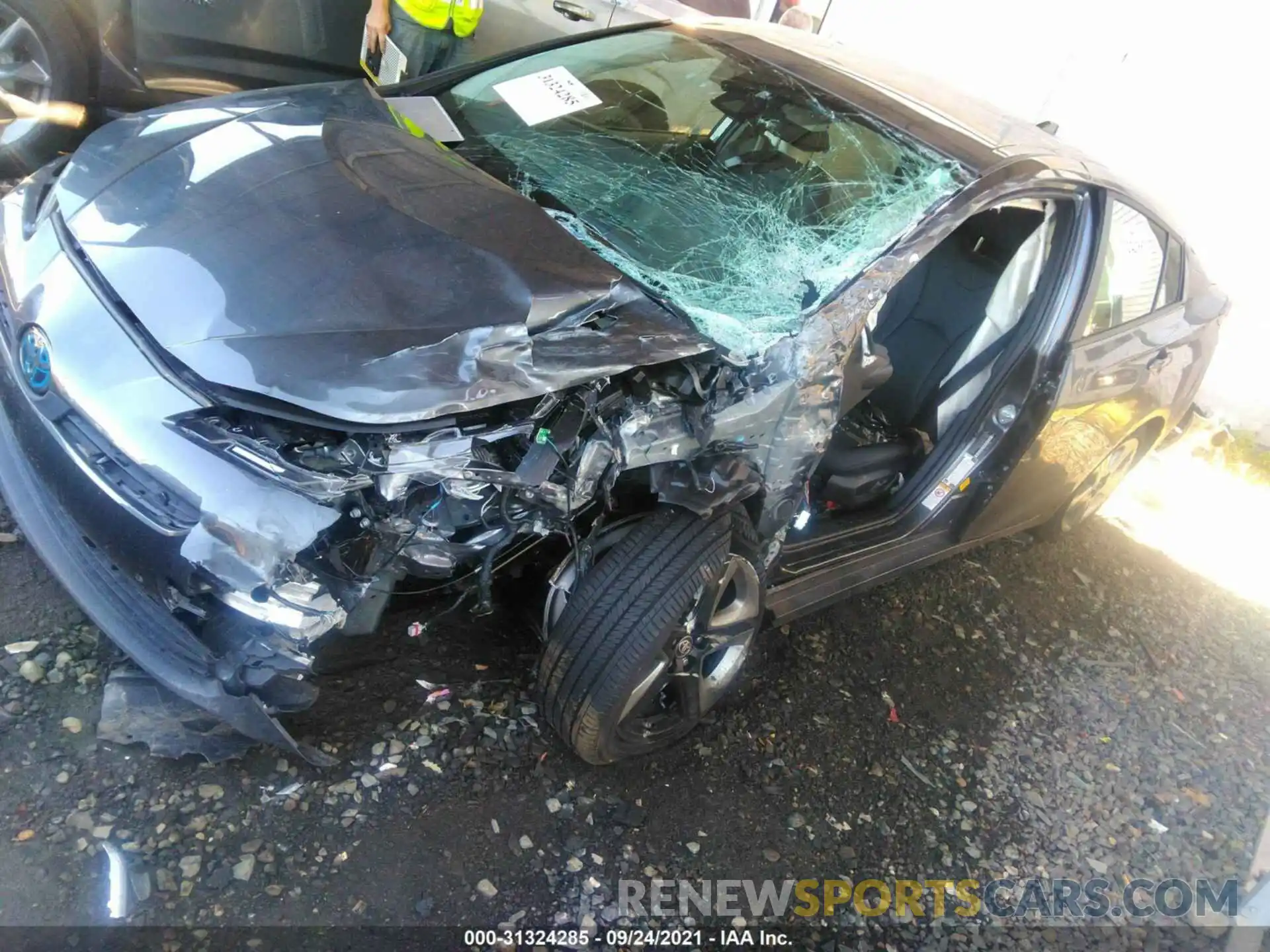 2 Photograph of a damaged car JTDKAMFU5M3131940 TOYOTA PRIUS 2021