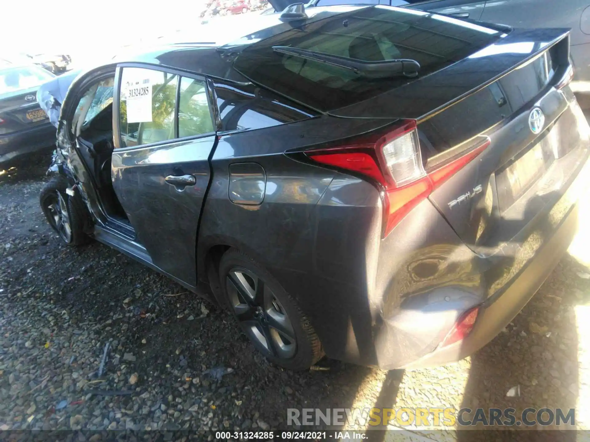 3 Photograph of a damaged car JTDKAMFU5M3131940 TOYOTA PRIUS 2021