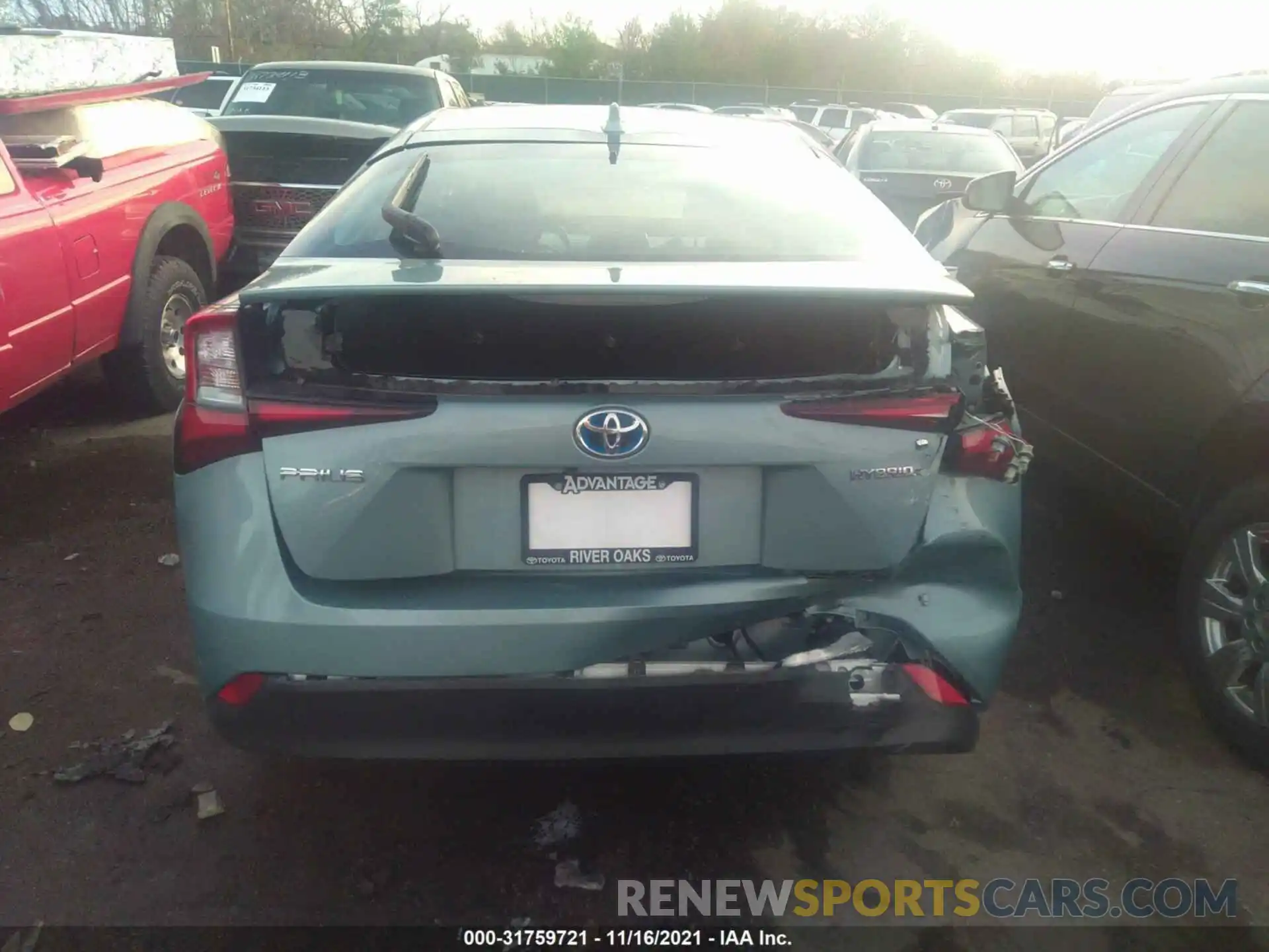 6 Photograph of a damaged car JTDKAMFU5M3133395 TOYOTA PRIUS 2021