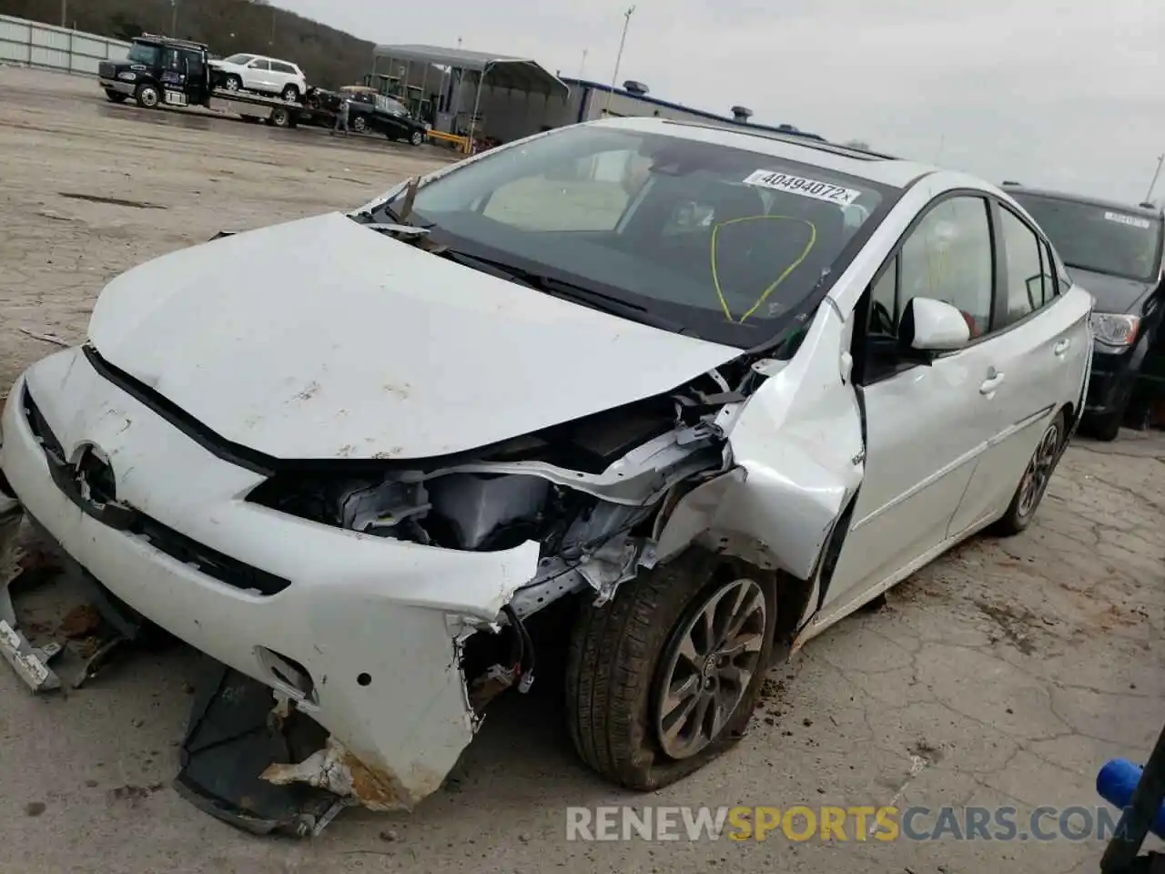 2 Photograph of a damaged car JTDKAMFU5M3133915 TOYOTA PRIUS 2021