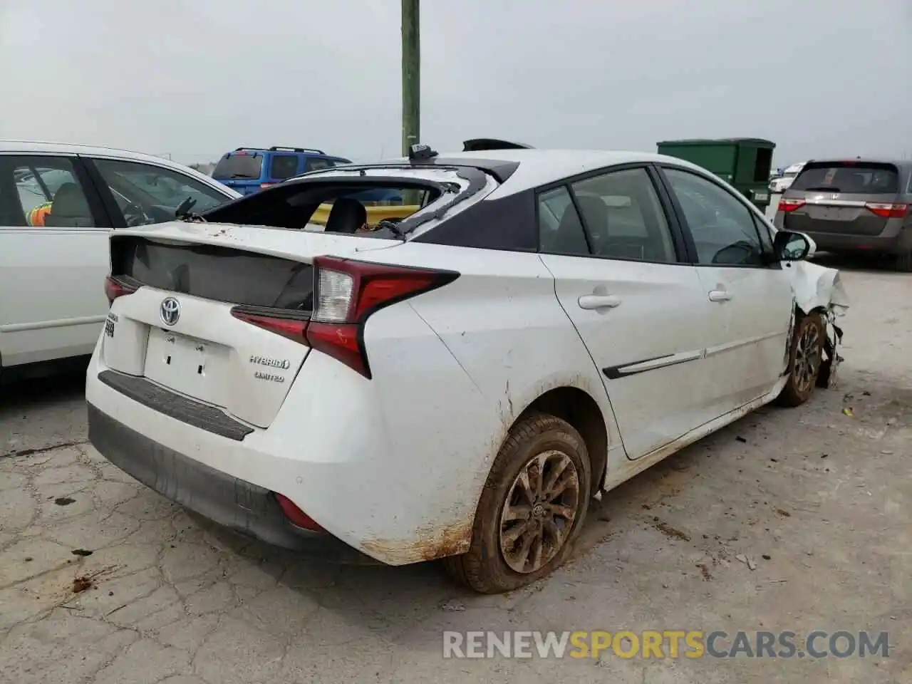 4 Photograph of a damaged car JTDKAMFU5M3133915 TOYOTA PRIUS 2021