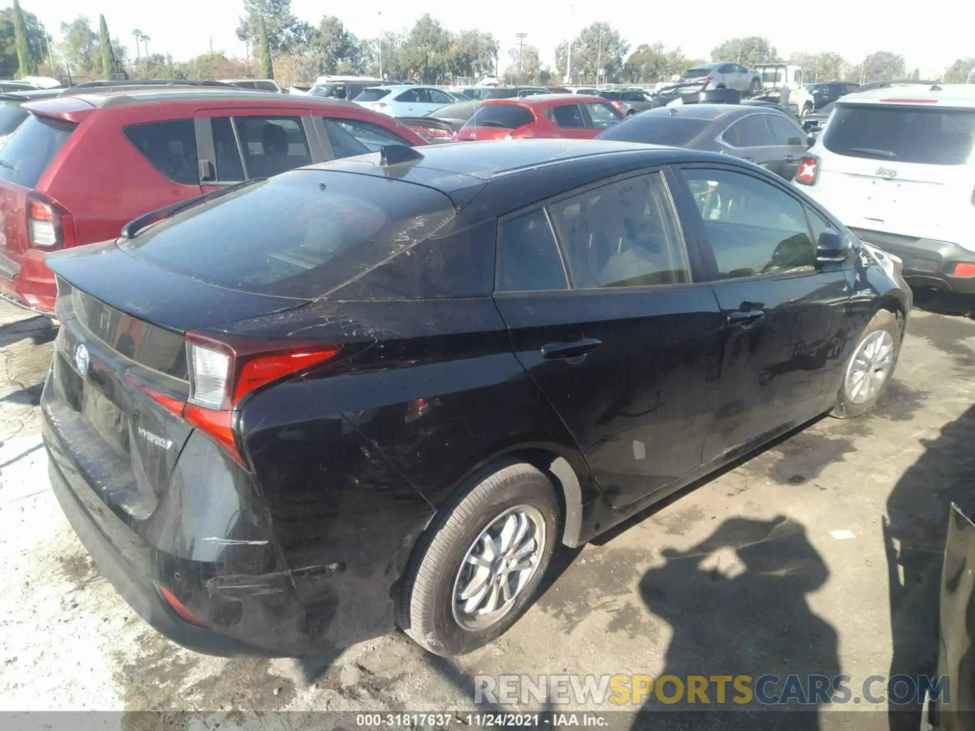 4 Photograph of a damaged car JTDKAMFU5M3133963 TOYOTA PRIUS 2021