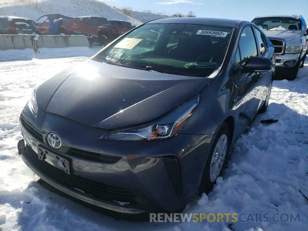 2 Photograph of a damaged car JTDKAMFU5M3140086 TOYOTA PRIUS 2021