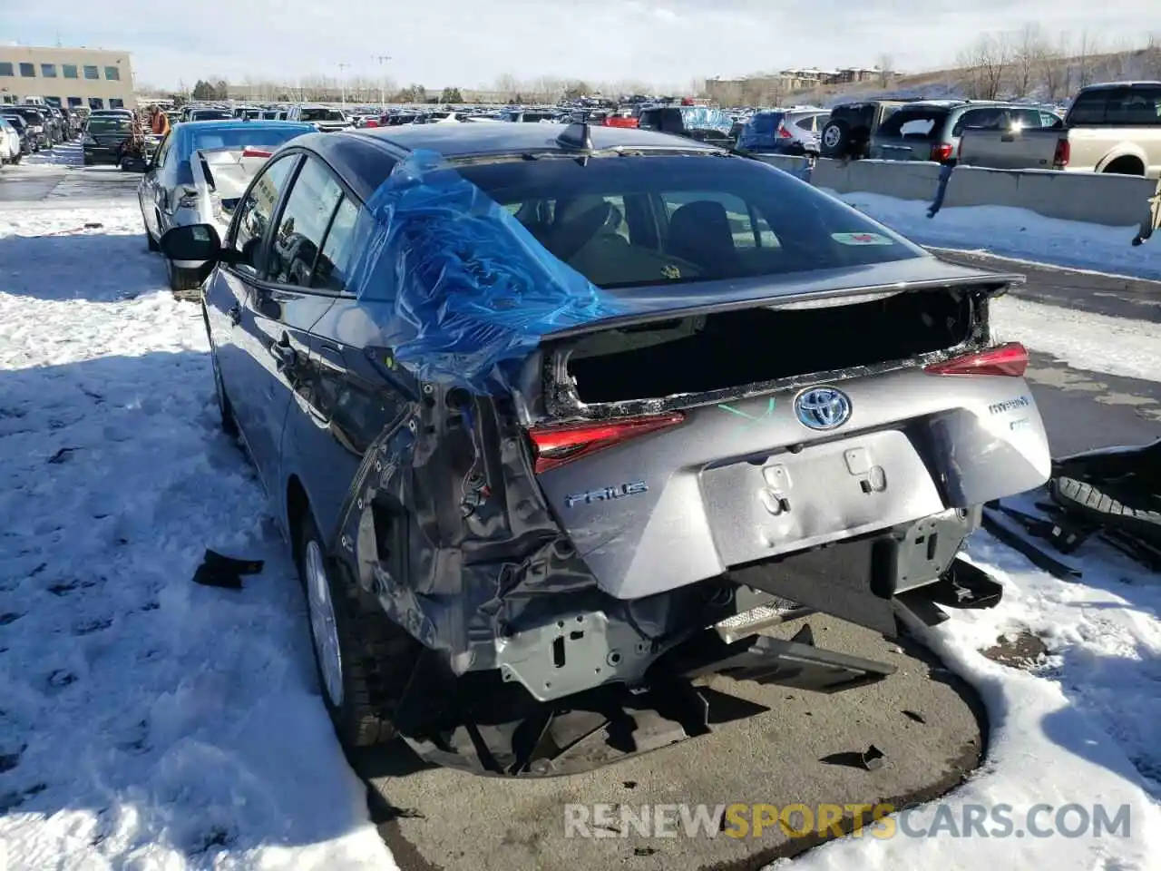 3 Photograph of a damaged car JTDKAMFU5M3140086 TOYOTA PRIUS 2021