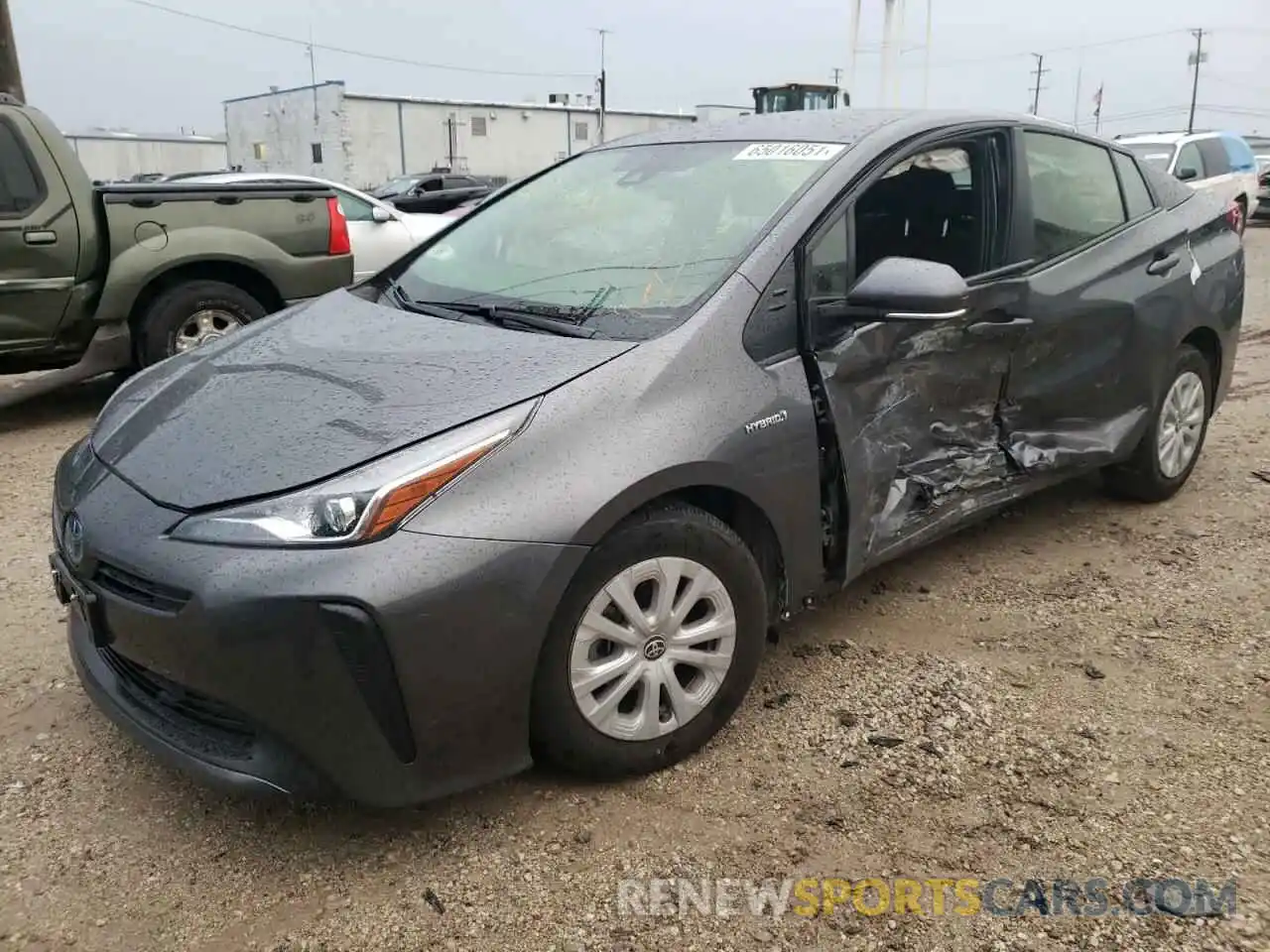 2 Photograph of a damaged car JTDKAMFU5M3140198 TOYOTA PRIUS 2021