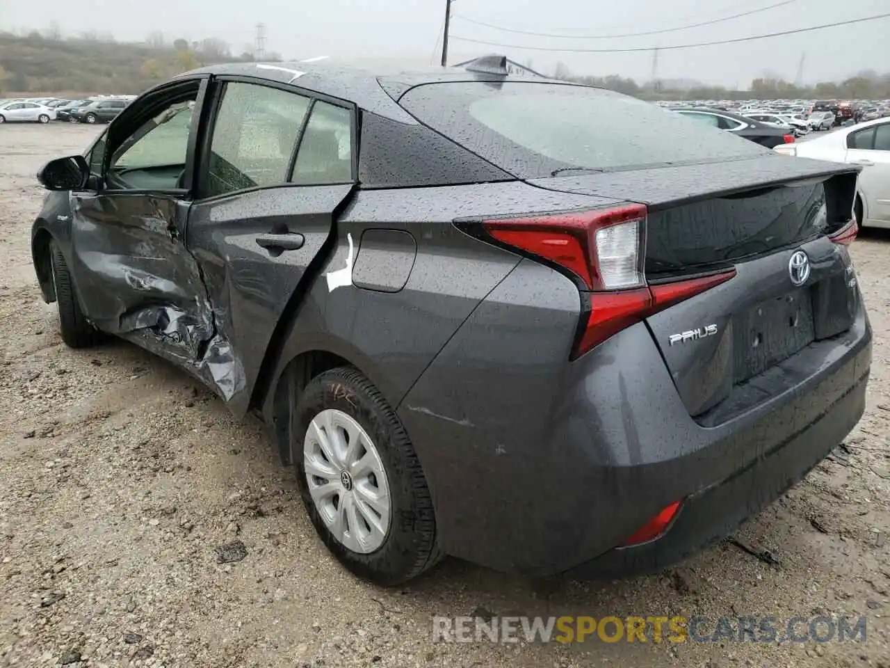 3 Photograph of a damaged car JTDKAMFU5M3140198 TOYOTA PRIUS 2021