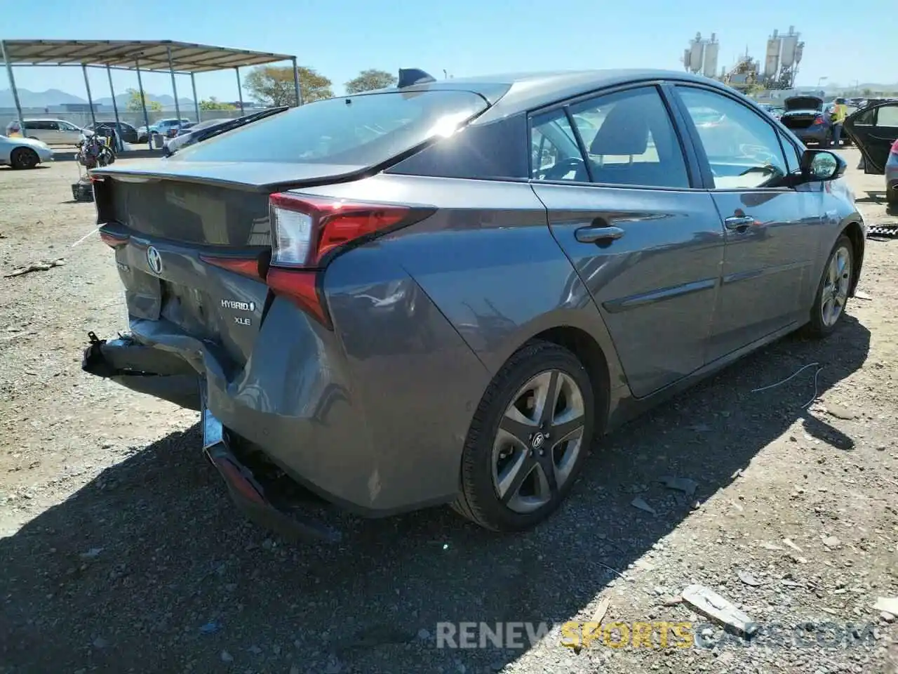 4 Photograph of a damaged car JTDKAMFU5M3140315 TOYOTA PRIUS 2021