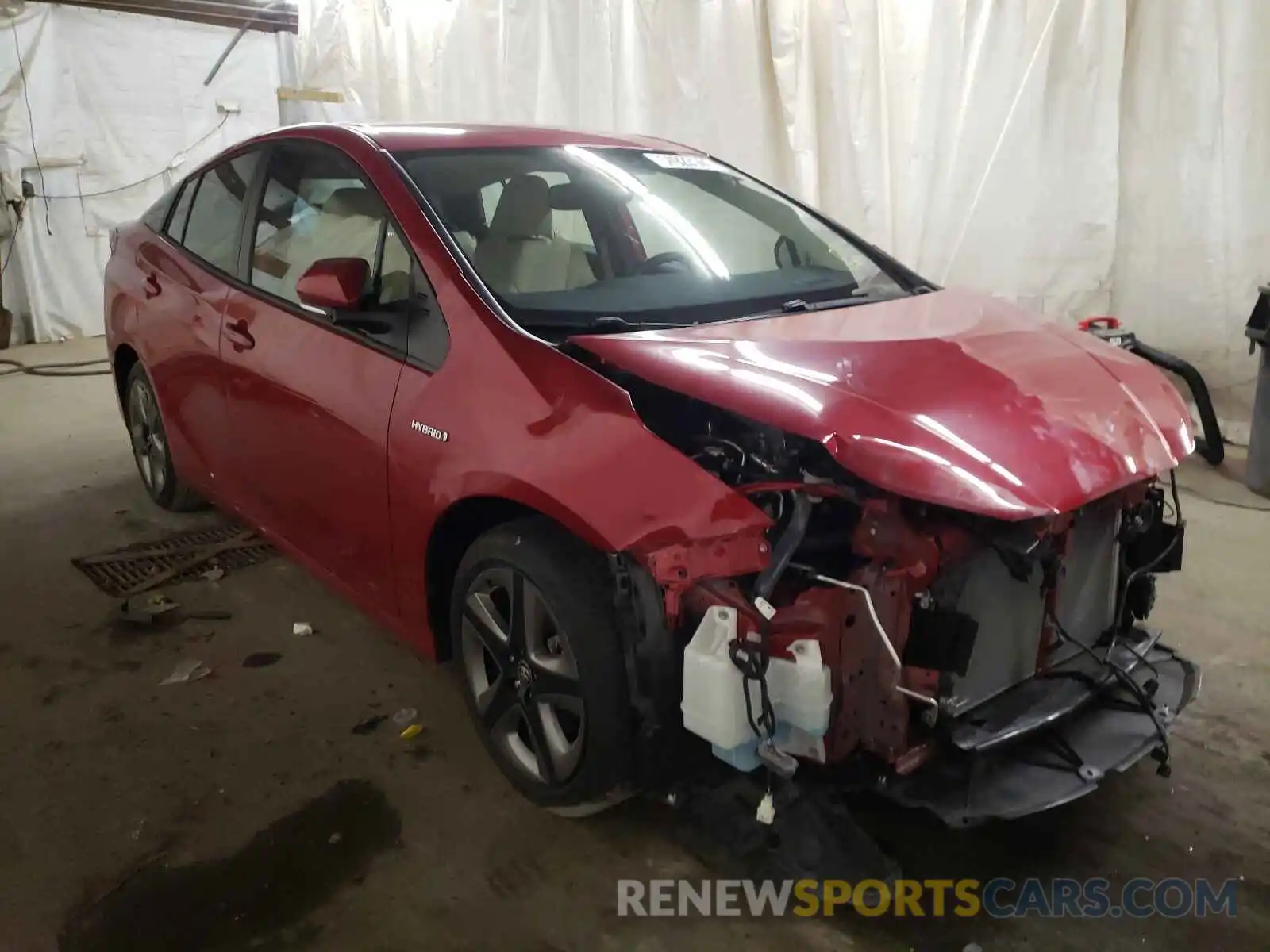 1 Photograph of a damaged car JTDKAMFU5M3140413 TOYOTA PRIUS 2021