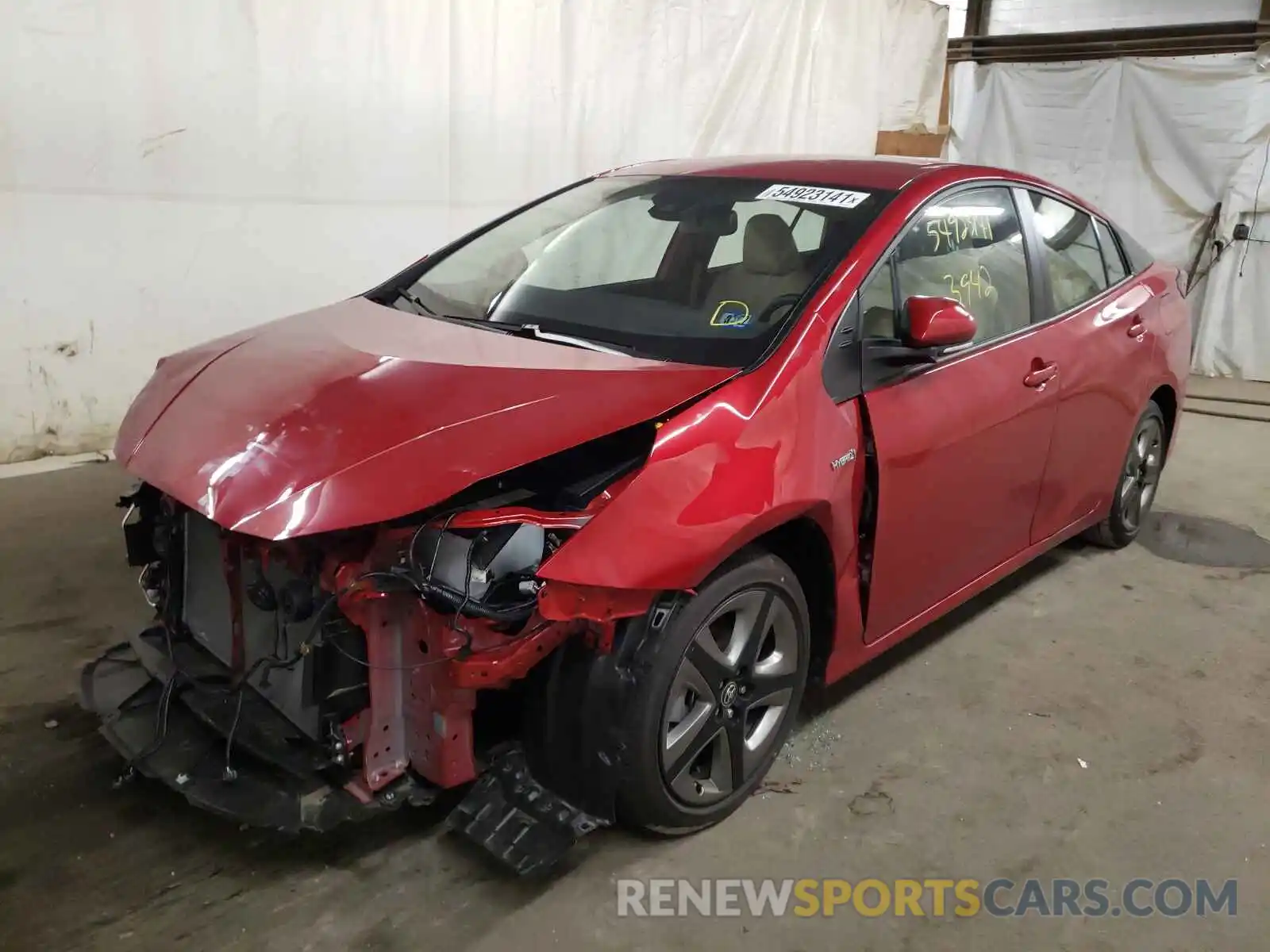 2 Photograph of a damaged car JTDKAMFU5M3140413 TOYOTA PRIUS 2021