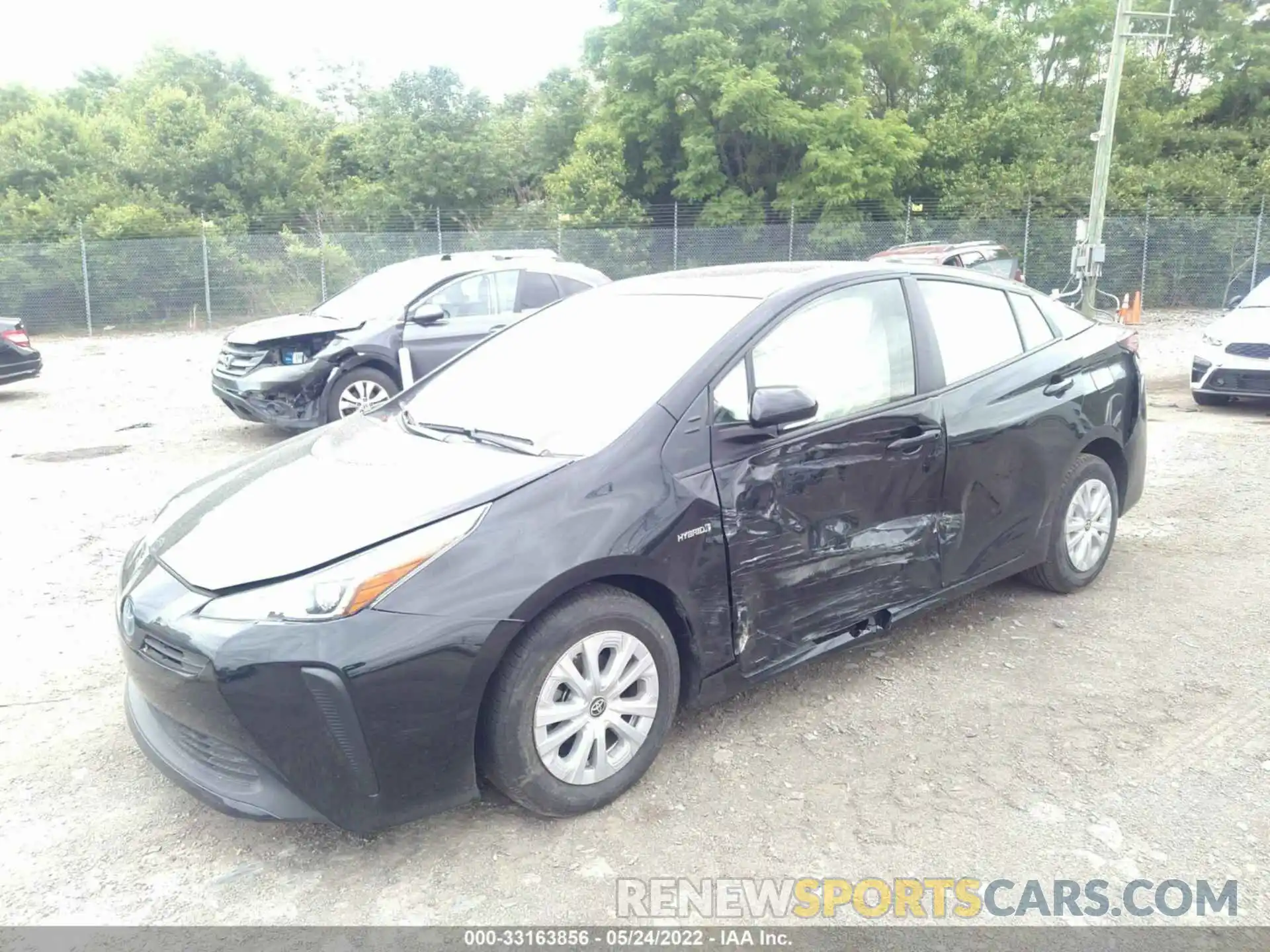 2 Photograph of a damaged car JTDKAMFU5M3141271 TOYOTA PRIUS 2021