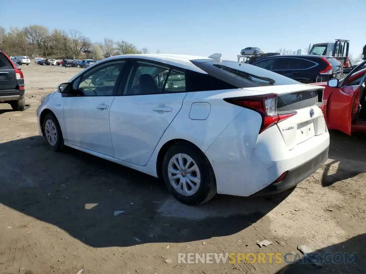 2 Photograph of a damaged car JTDKAMFU5M3141481 TOYOTA PRIUS 2021