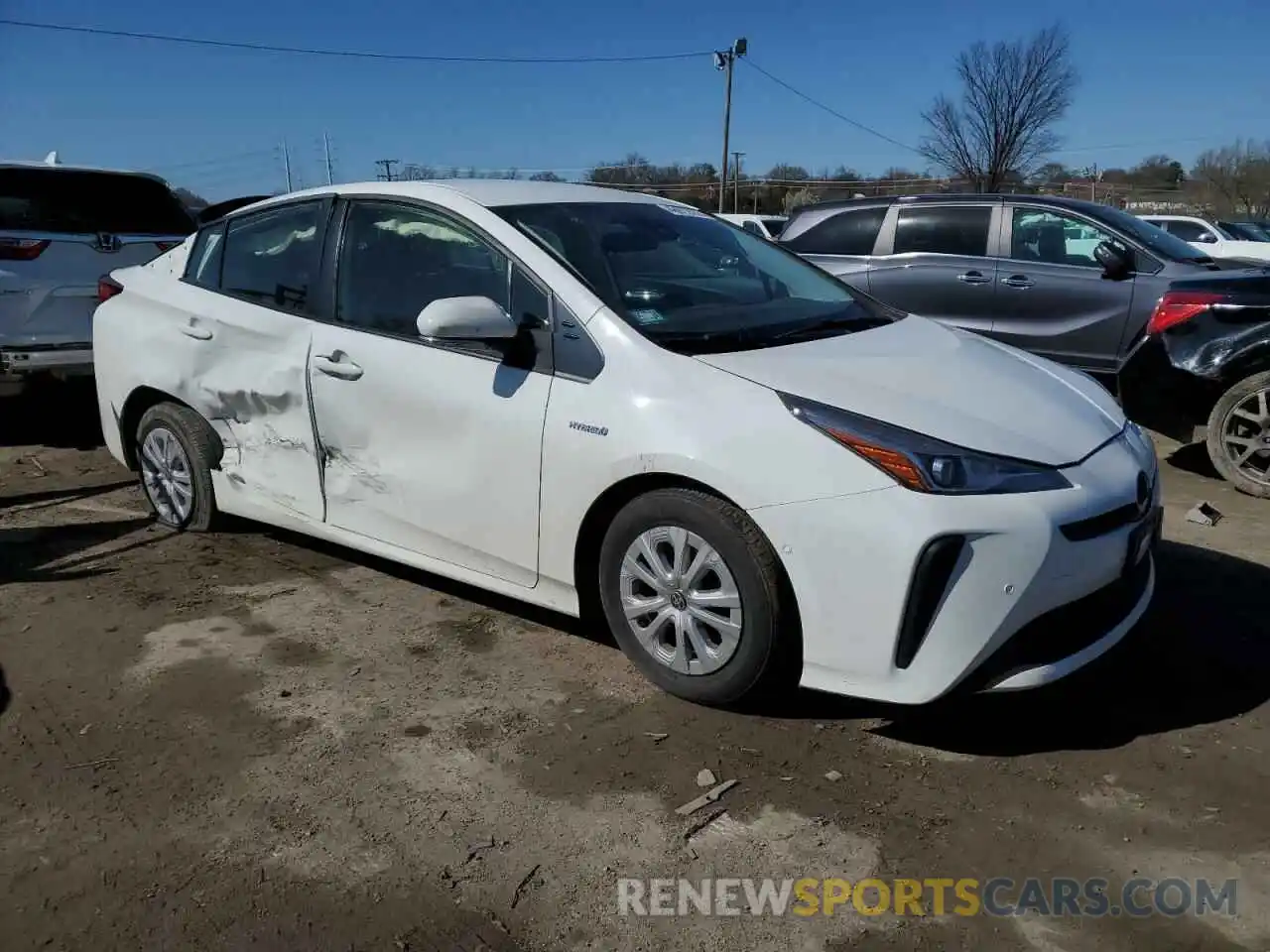 4 Photograph of a damaged car JTDKAMFU5M3141481 TOYOTA PRIUS 2021