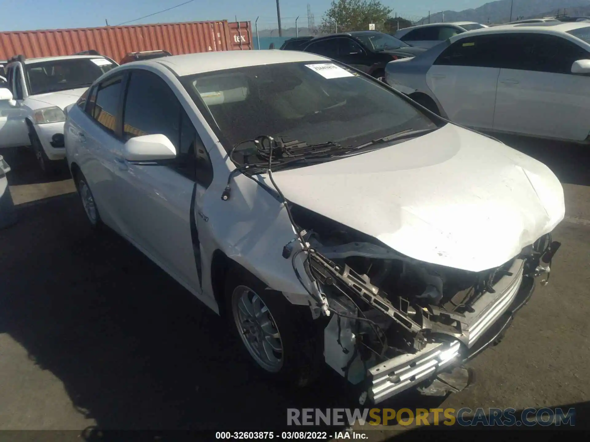 1 Photograph of a damaged car JTDKAMFU5M3141724 TOYOTA PRIUS 2021