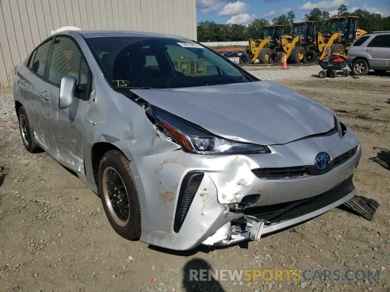 1 Photograph of a damaged car JTDKAMFU5M3141772 TOYOTA PRIUS 2021