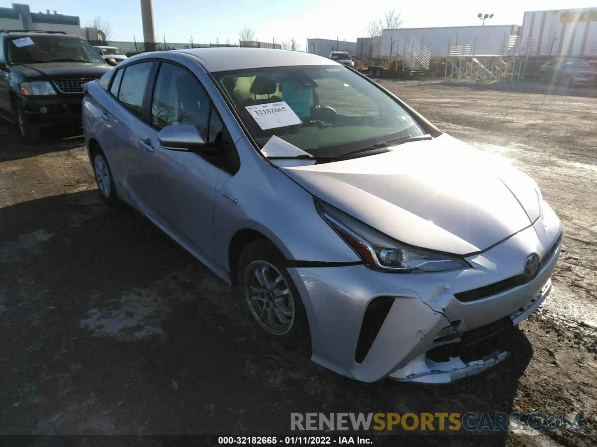 1 Photograph of a damaged car JTDKAMFU5M3142436 TOYOTA PRIUS 2021