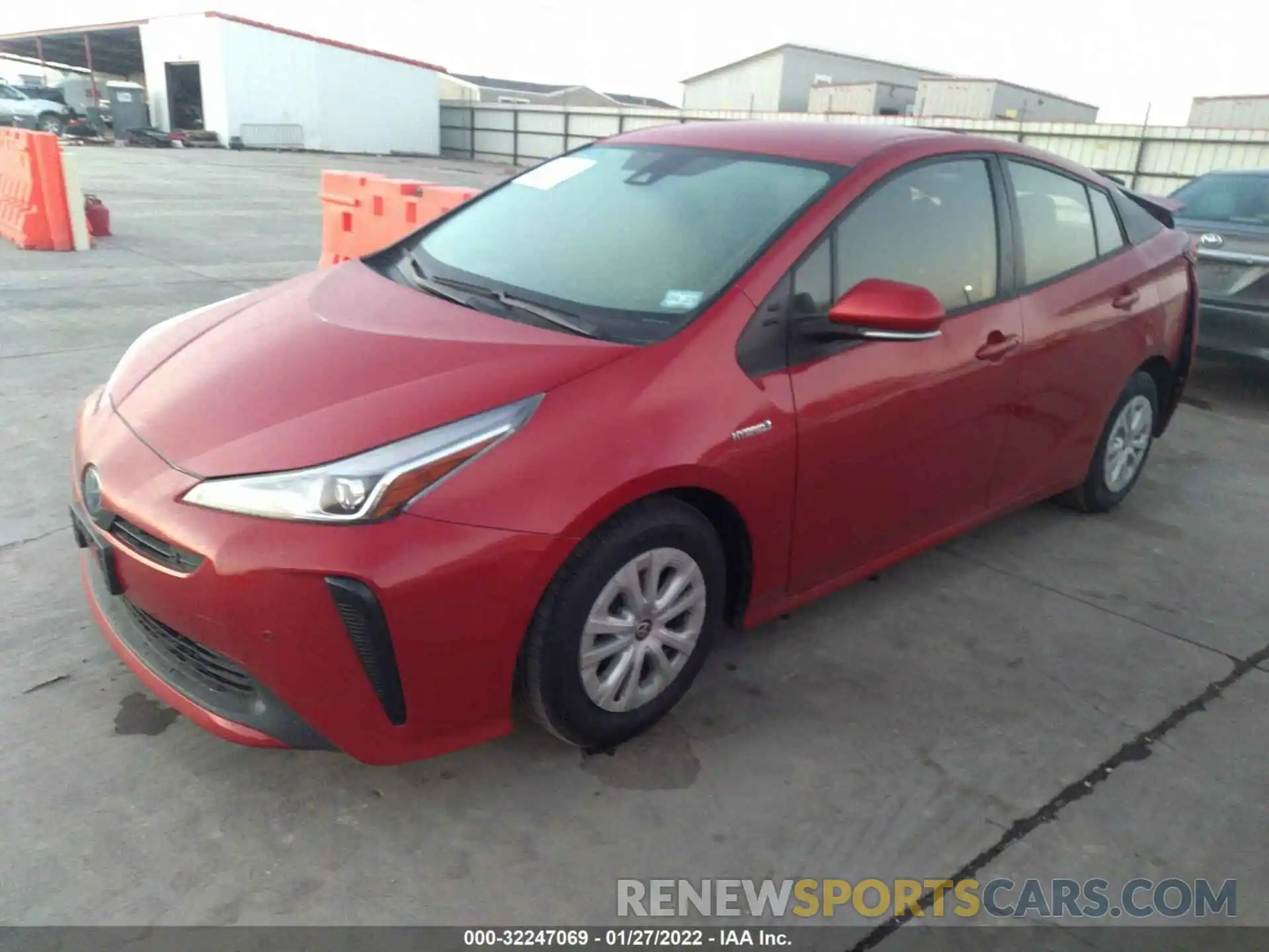 2 Photograph of a damaged car JTDKAMFU5M3143201 TOYOTA PRIUS 2021