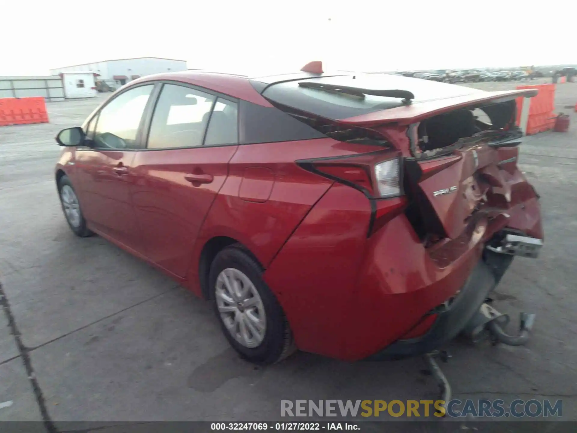 3 Photograph of a damaged car JTDKAMFU5M3143201 TOYOTA PRIUS 2021