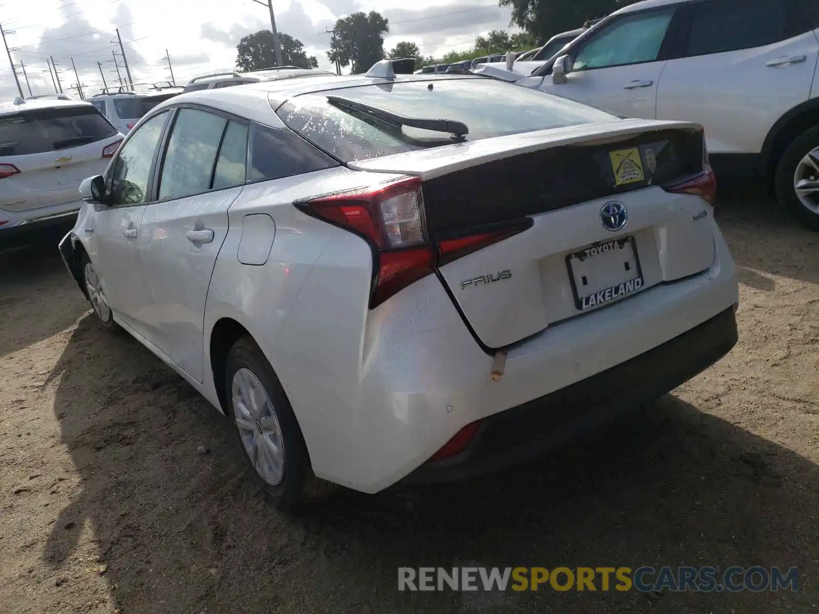 3 Photograph of a damaged car JTDKAMFU5M3143411 TOYOTA PRIUS 2021