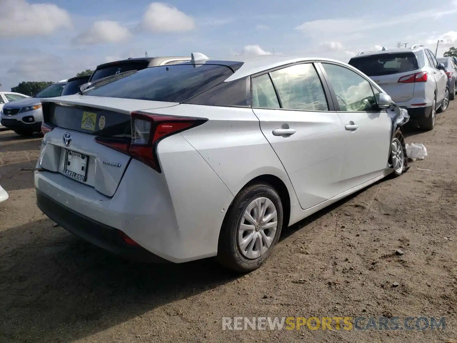 4 Photograph of a damaged car JTDKAMFU5M3143411 TOYOTA PRIUS 2021