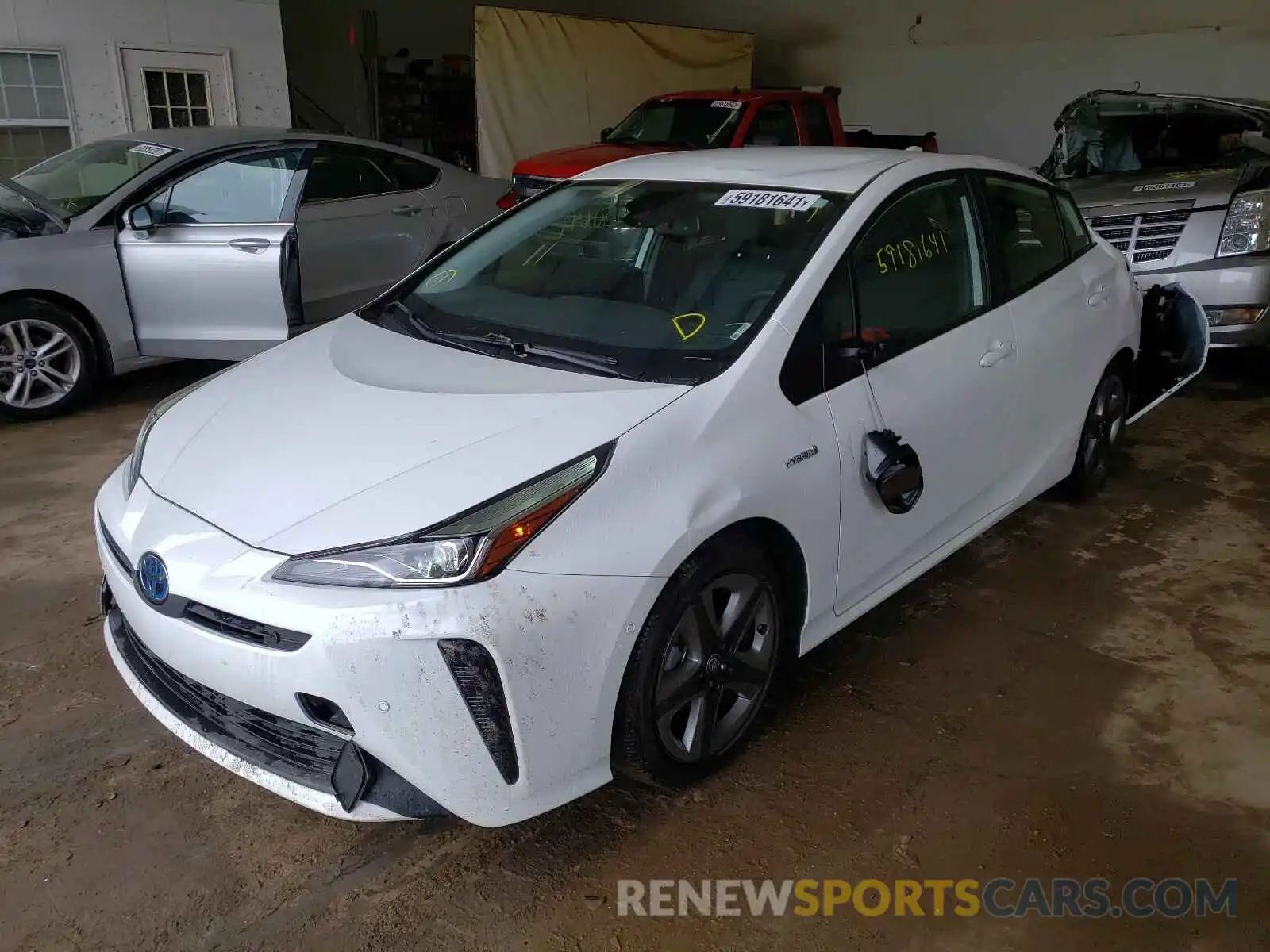 2 Photograph of a damaged car JTDKAMFU5M3143859 TOYOTA PRIUS 2021