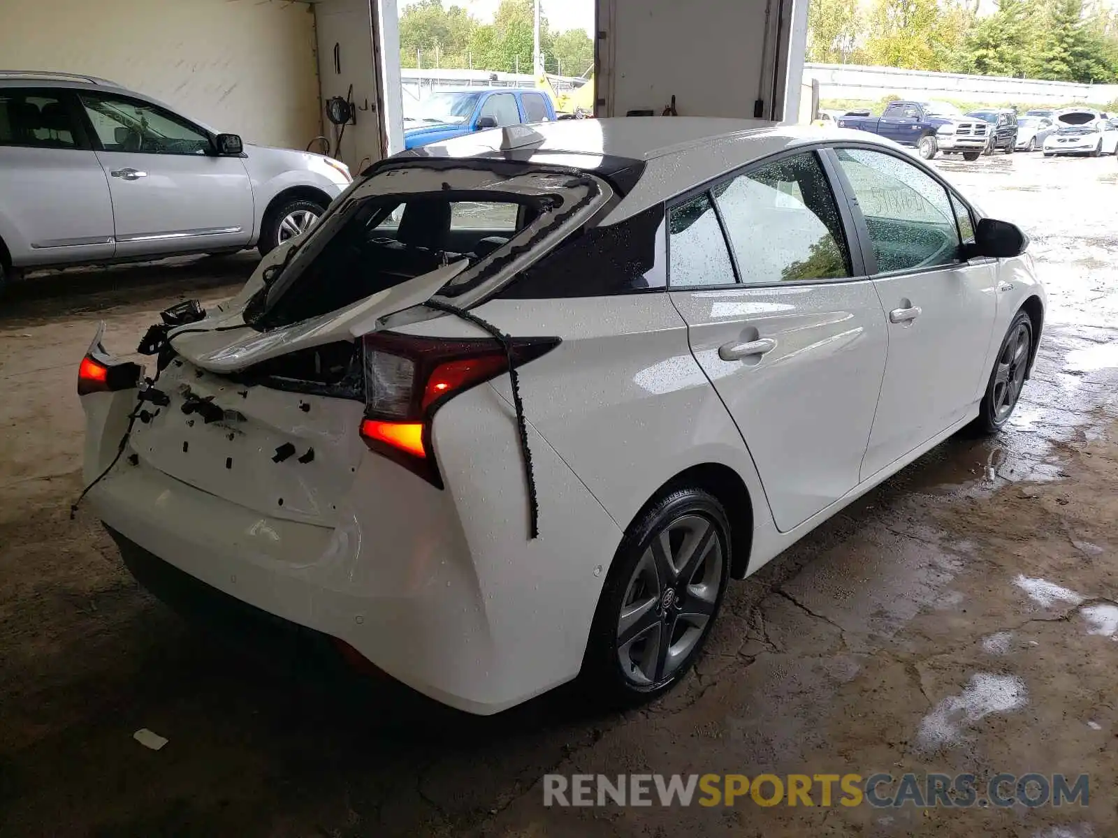 4 Photograph of a damaged car JTDKAMFU5M3143859 TOYOTA PRIUS 2021