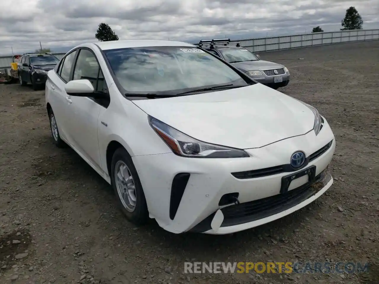 1 Photograph of a damaged car JTDKAMFU5M3144140 TOYOTA PRIUS 2021