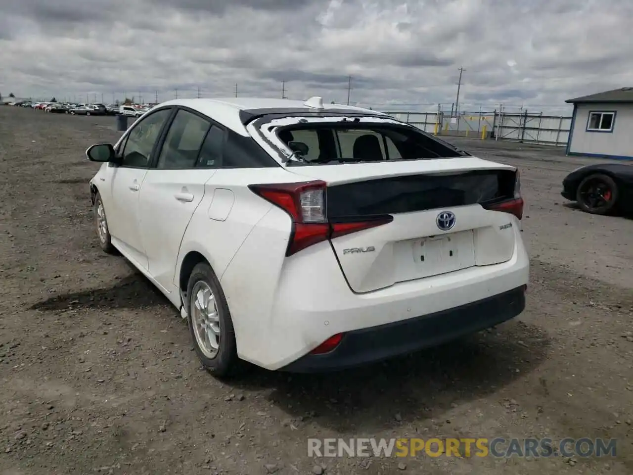 3 Photograph of a damaged car JTDKAMFU5M3144140 TOYOTA PRIUS 2021