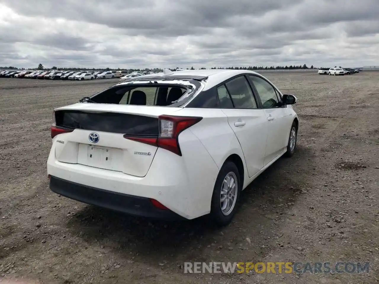 4 Photograph of a damaged car JTDKAMFU5M3144140 TOYOTA PRIUS 2021