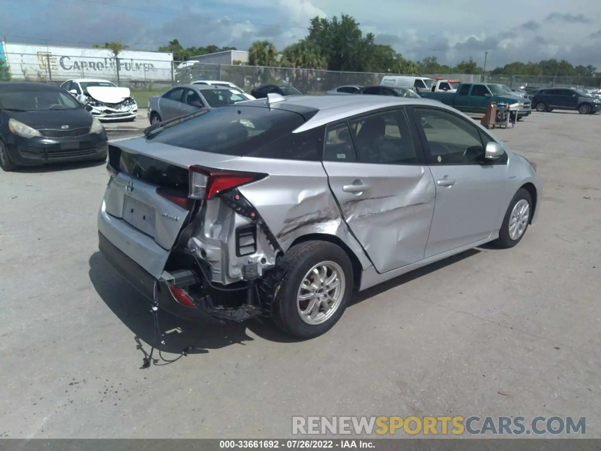 4 Photograph of a damaged car JTDKAMFU5M3145031 TOYOTA PRIUS 2021